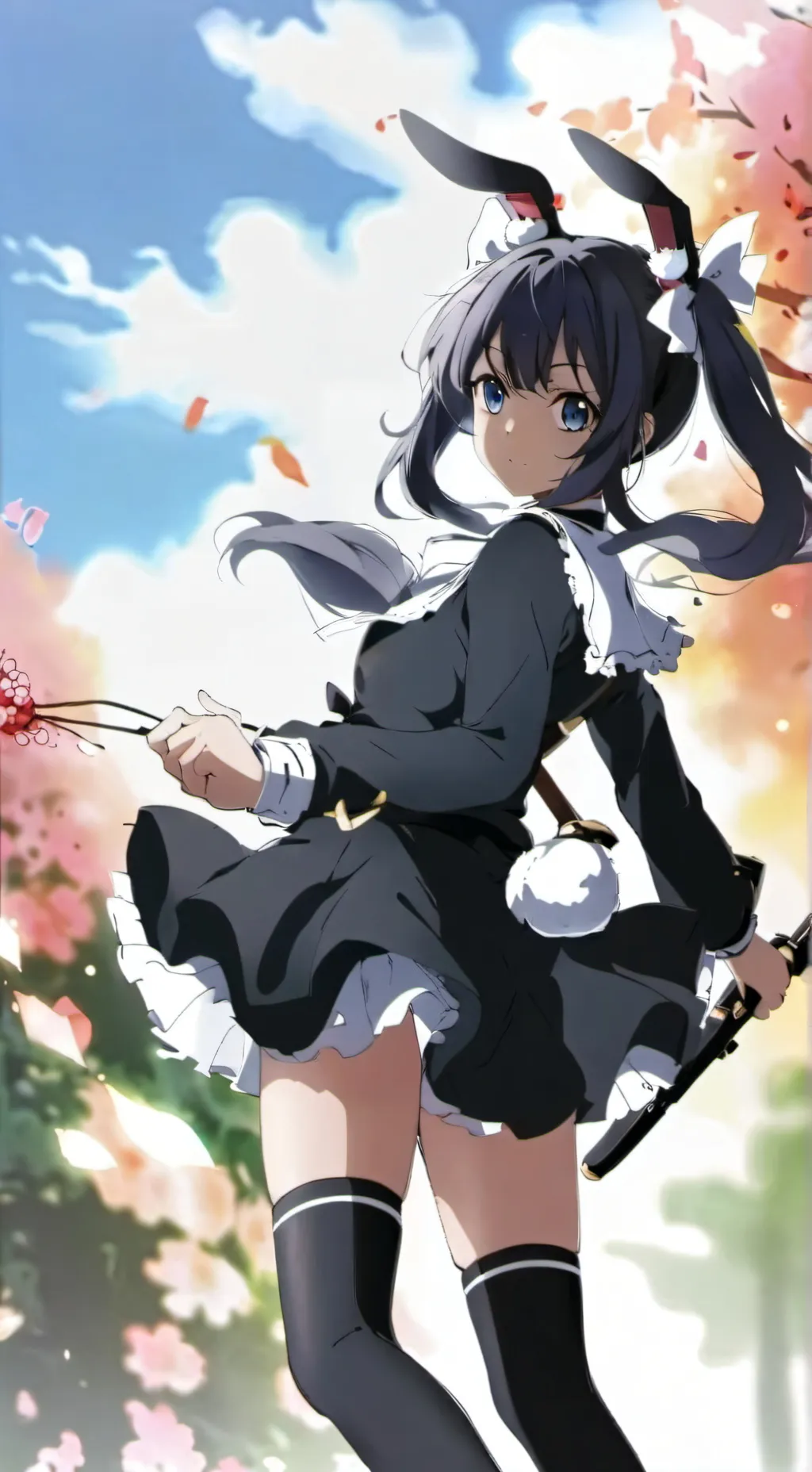 ai character: bunny girl senpai  background