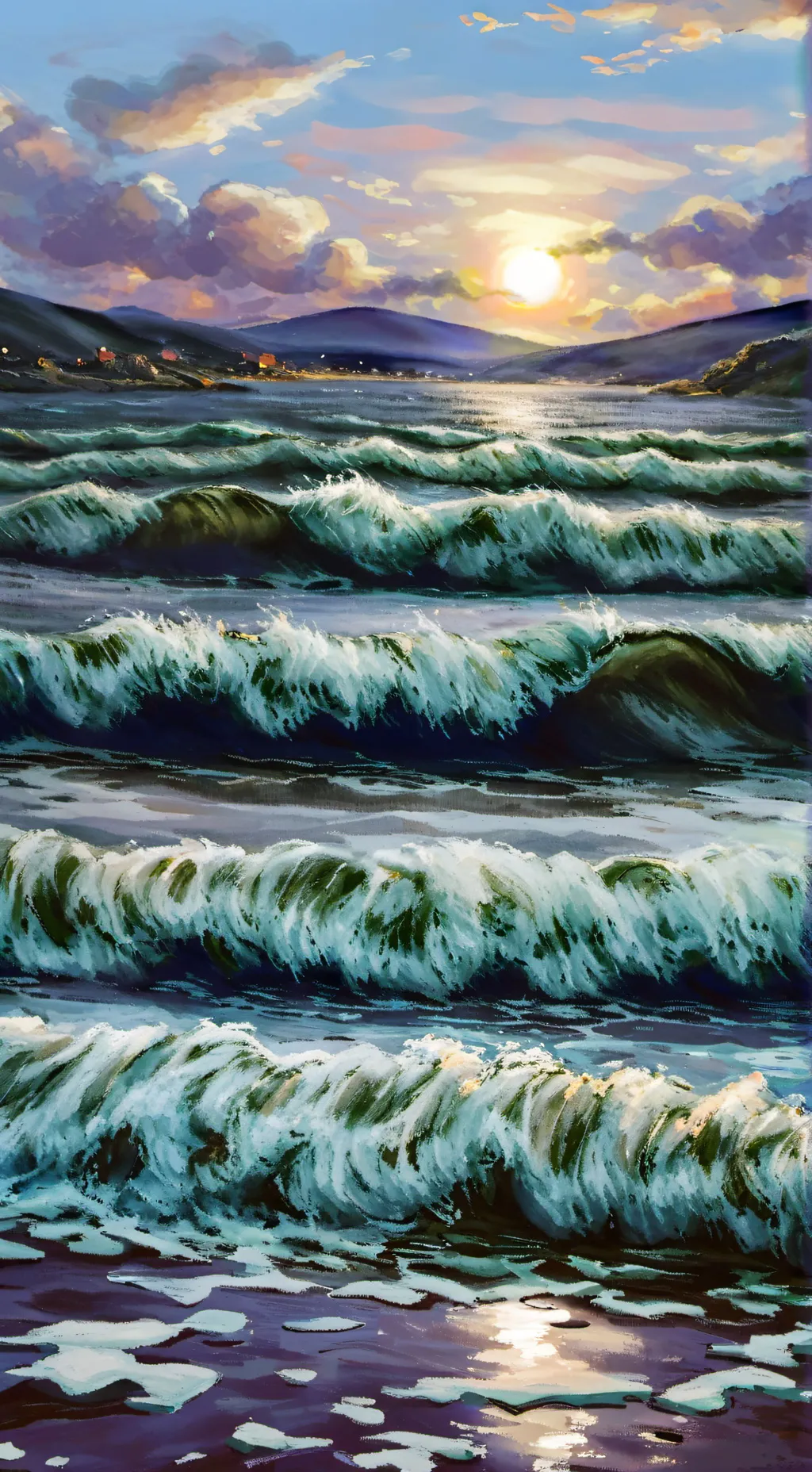 ai character: girl test background