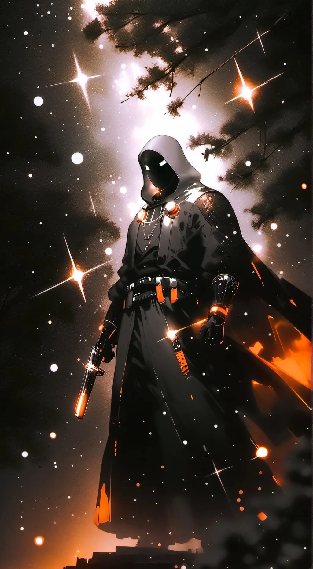 ai character: galaxy  killer background