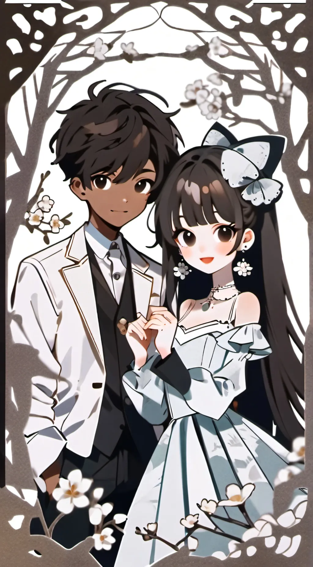 ai character: Lily and Martin background