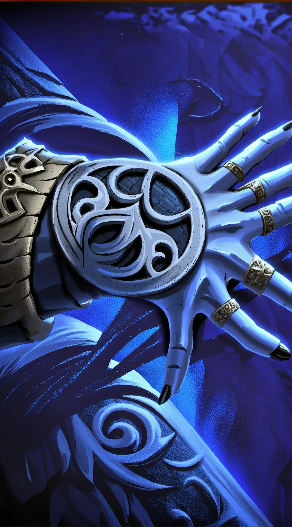 ai character: horror background