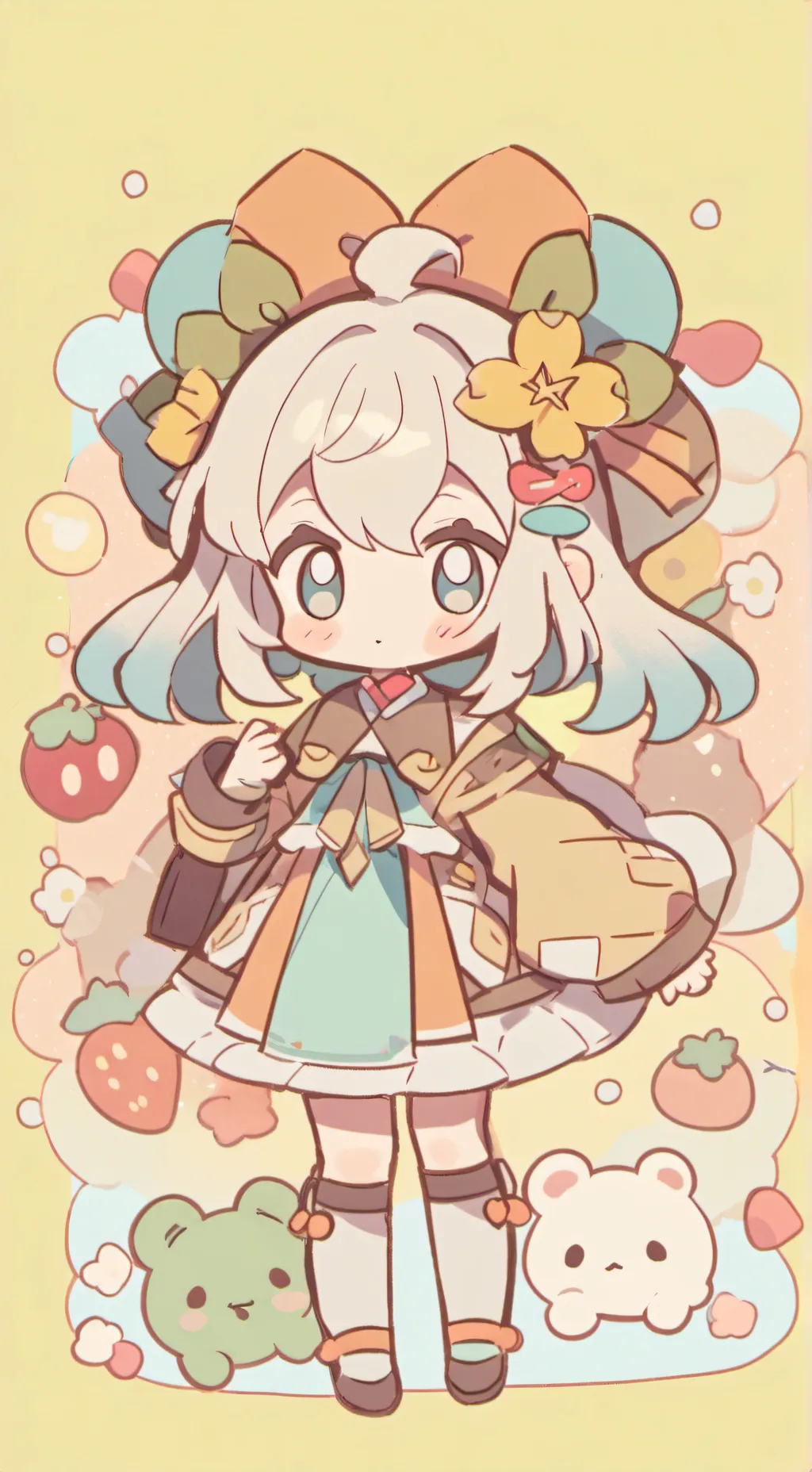 ai character: ангілина background