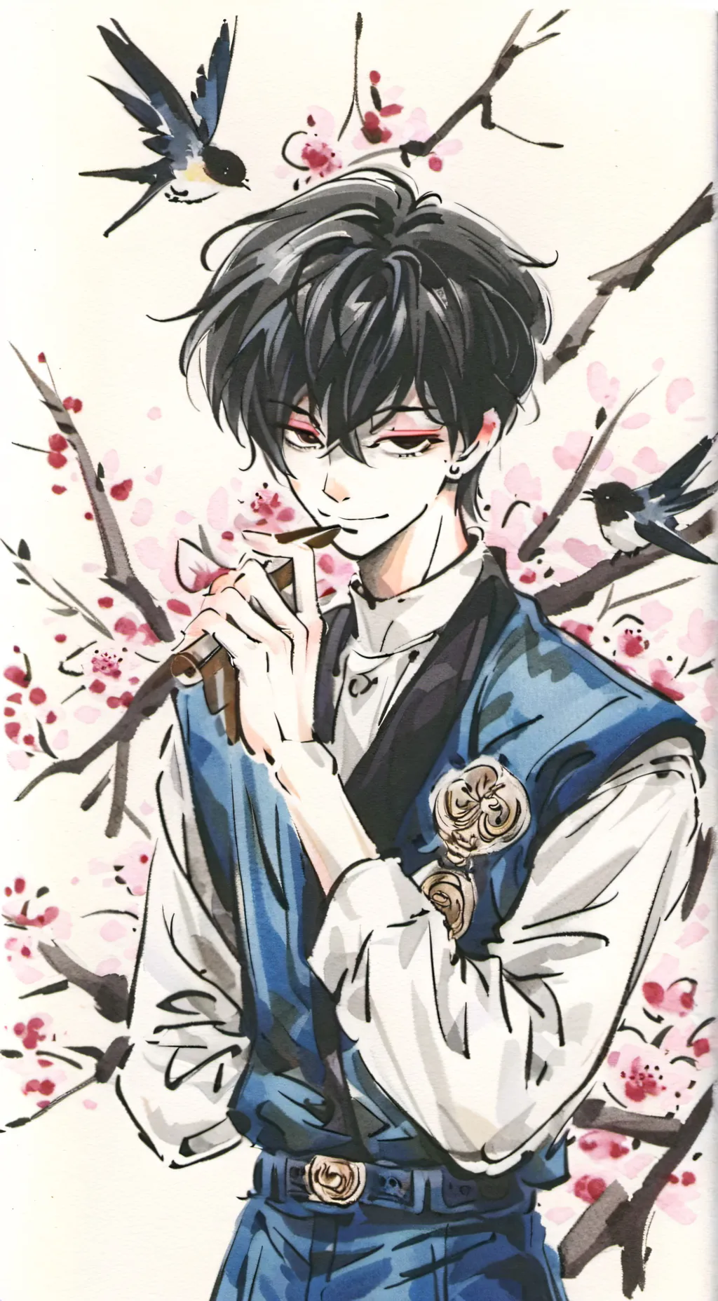 ai character: Karazu background