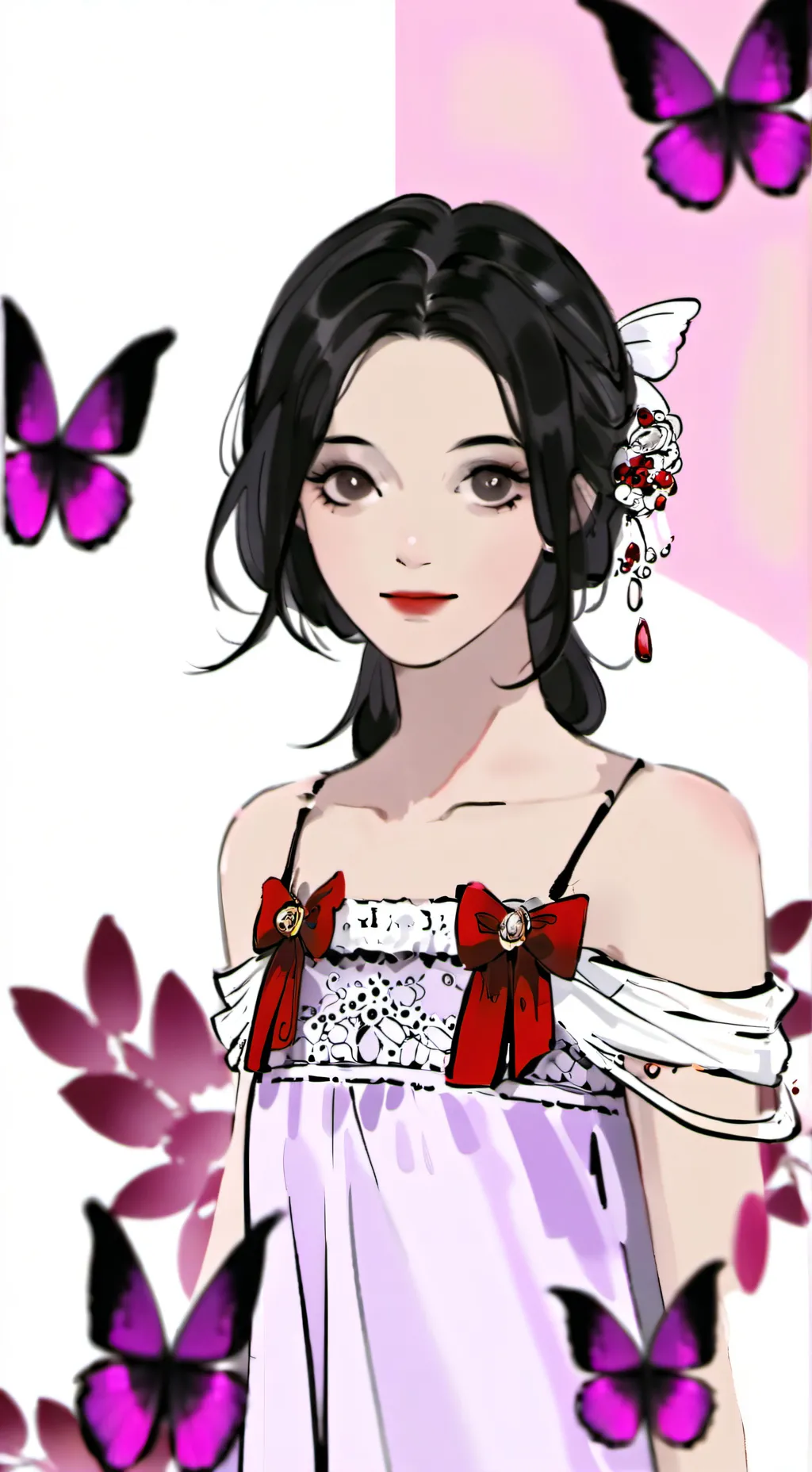 ai character: kny girls' night🌙  background