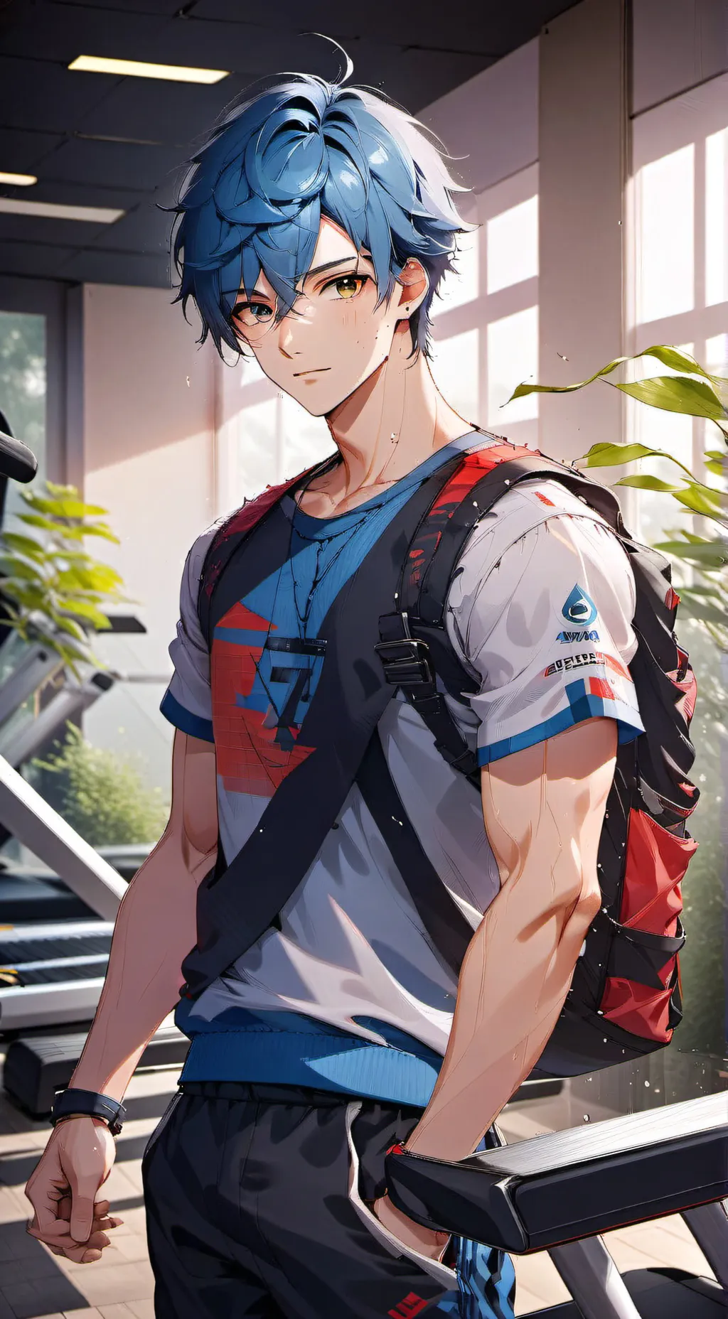 ai character: Love birds background