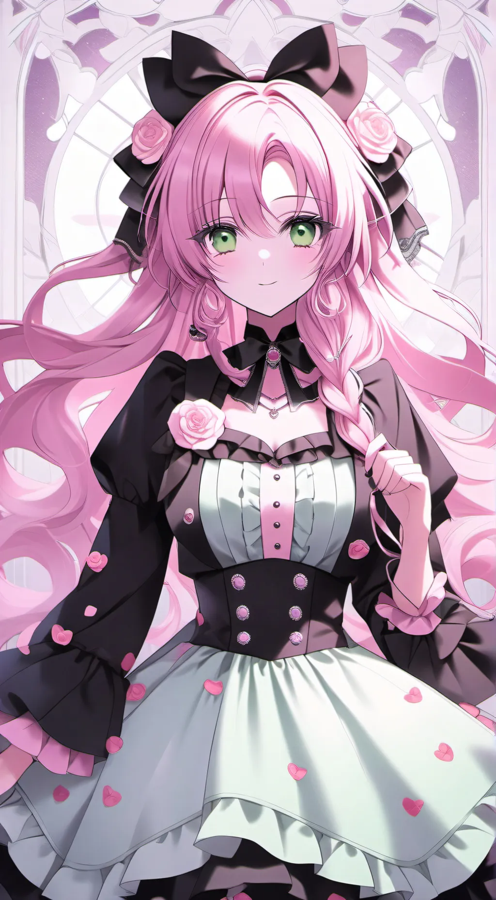 ai character: Mitsuri Kanroji background