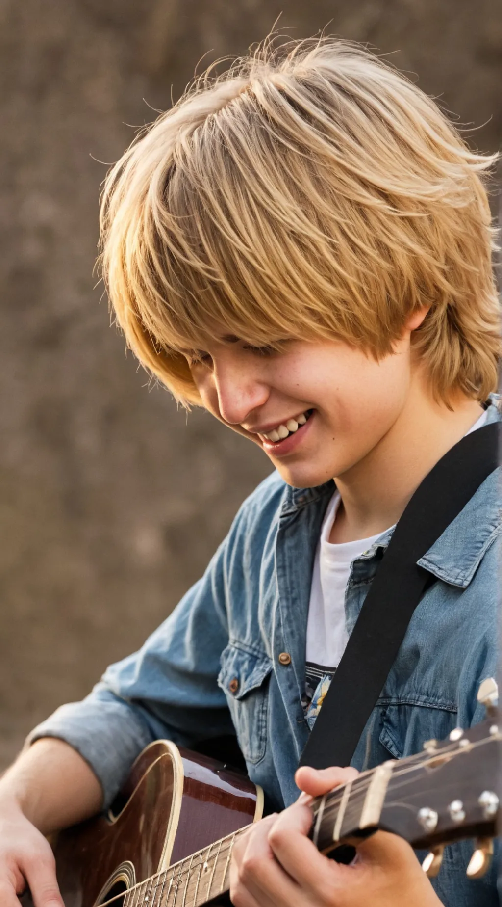 ai character: kurt Cobain  background