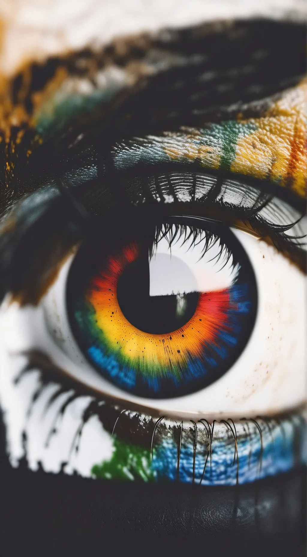 ai character: eye colors background