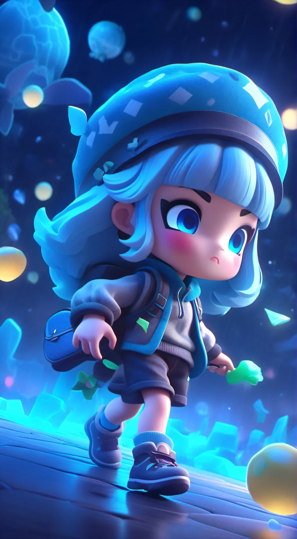 ai character: dandy world hate background