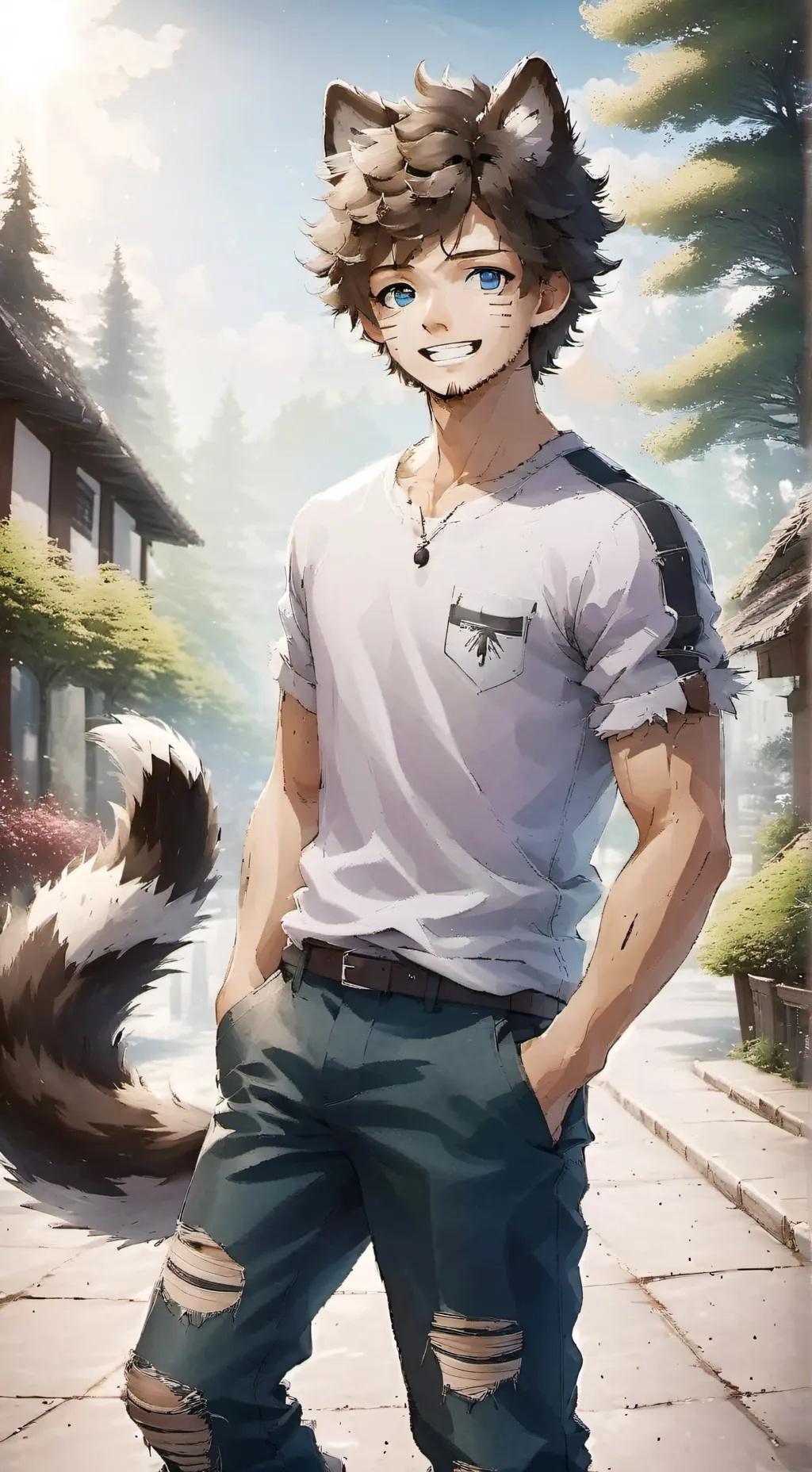 ai character: Mel Edward background