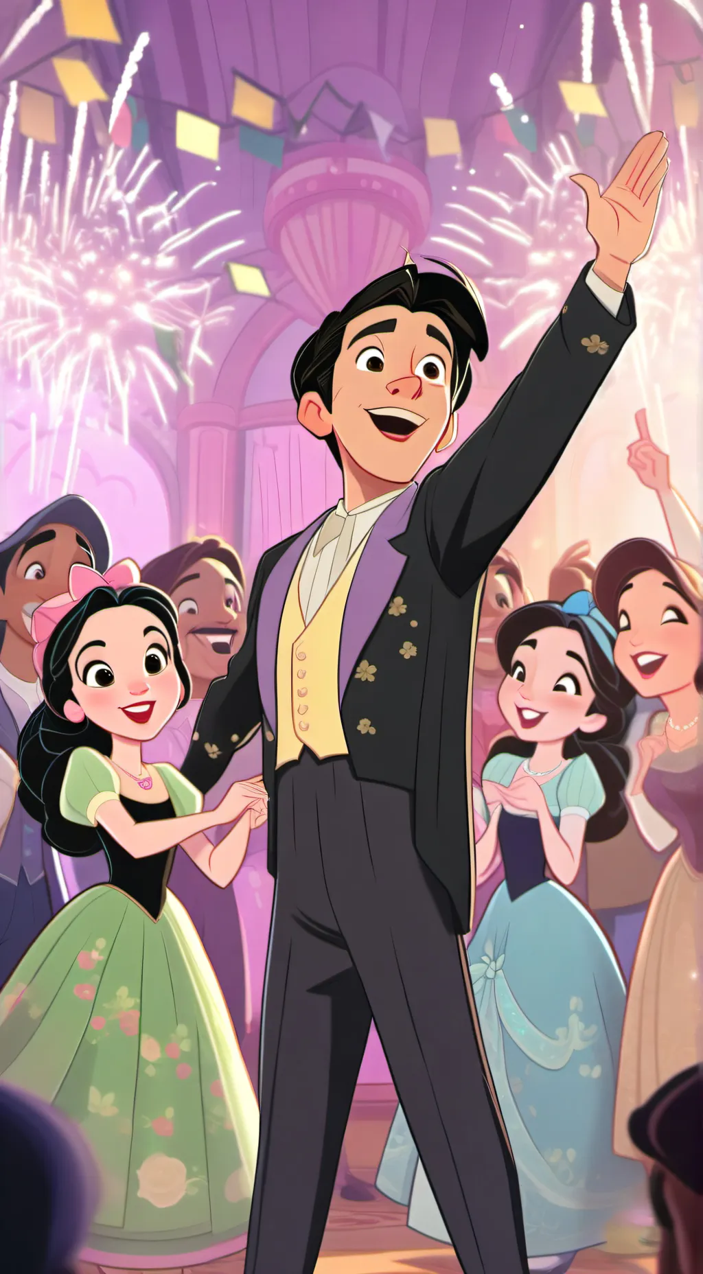 ai character: We're BACK! background