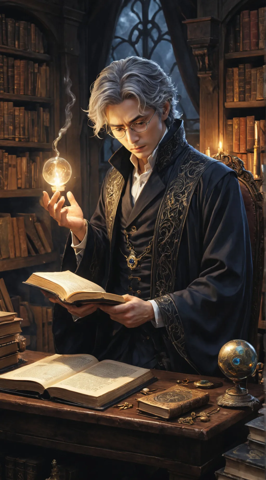 ai character: Lucien background