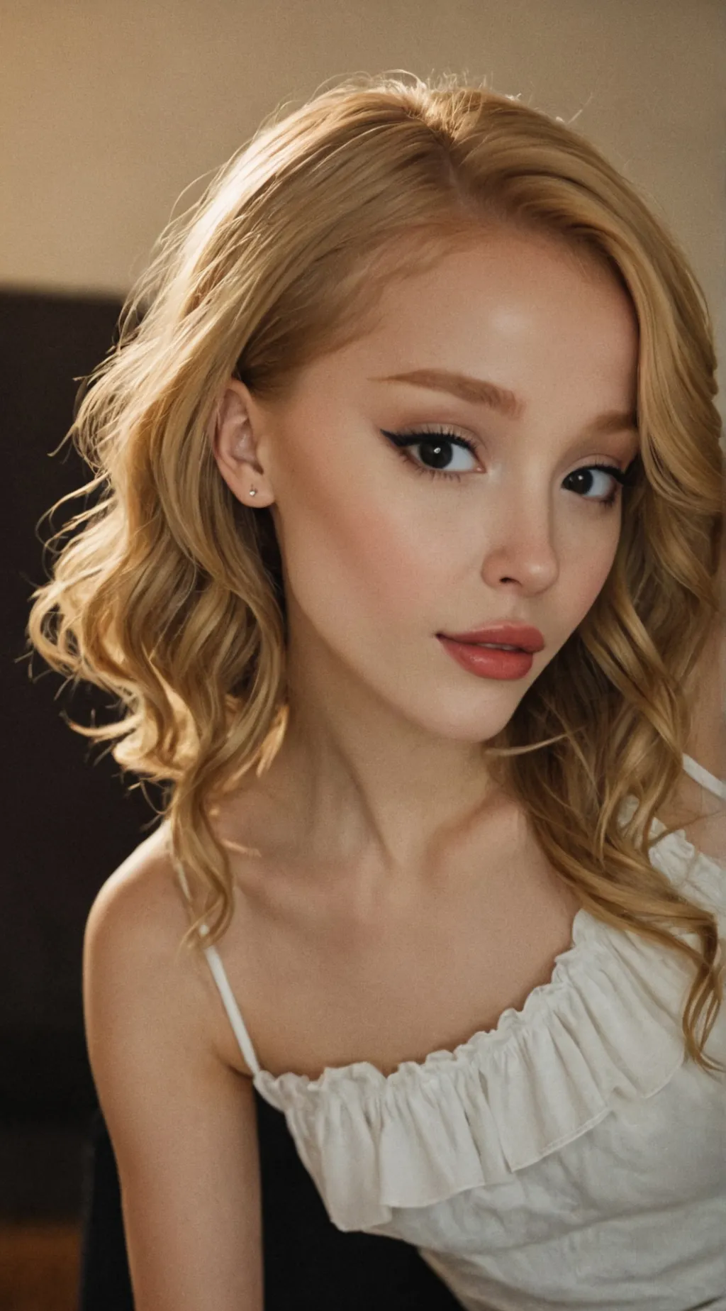 ai character: ariana grande background