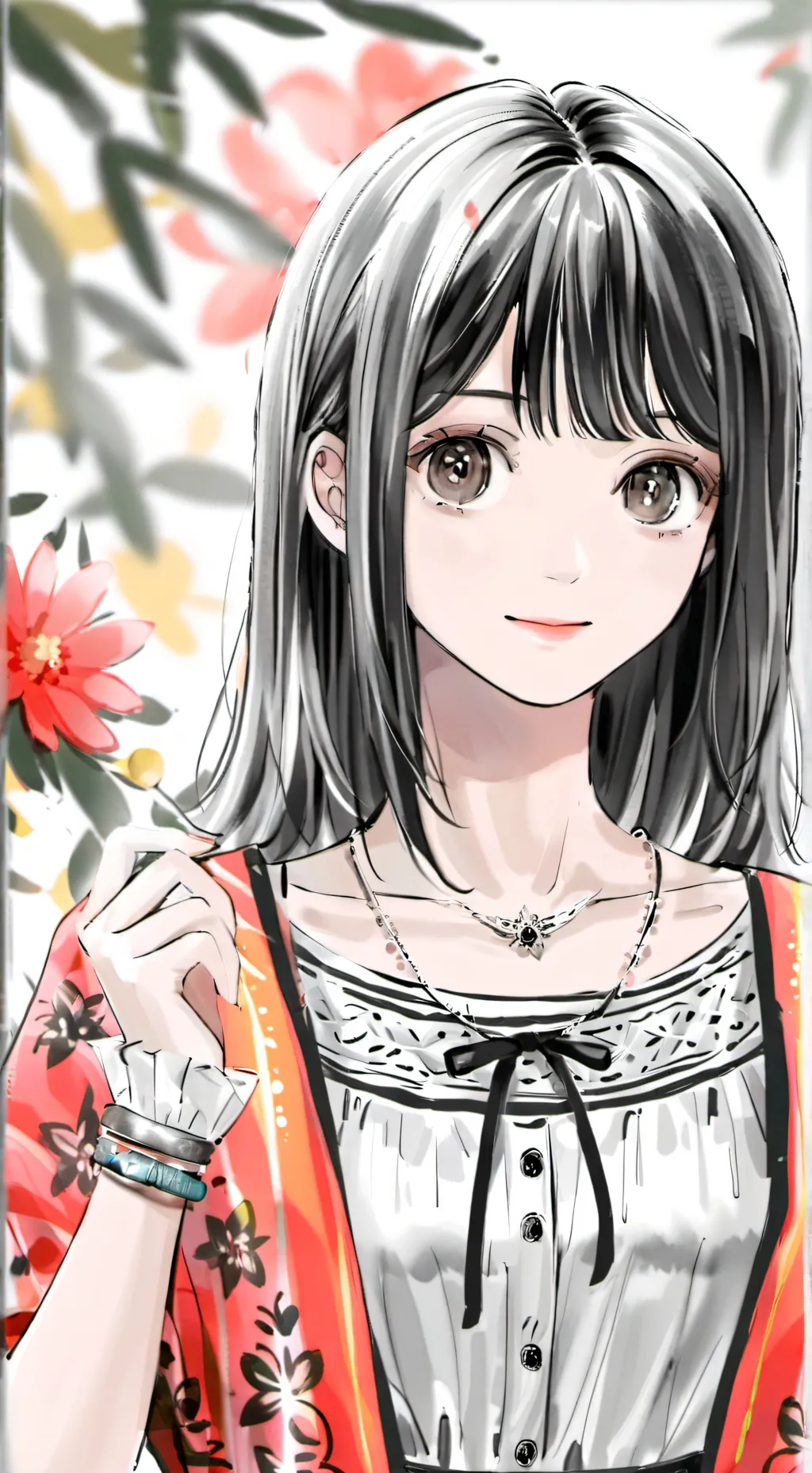 ai character: Yuna (NTR) background