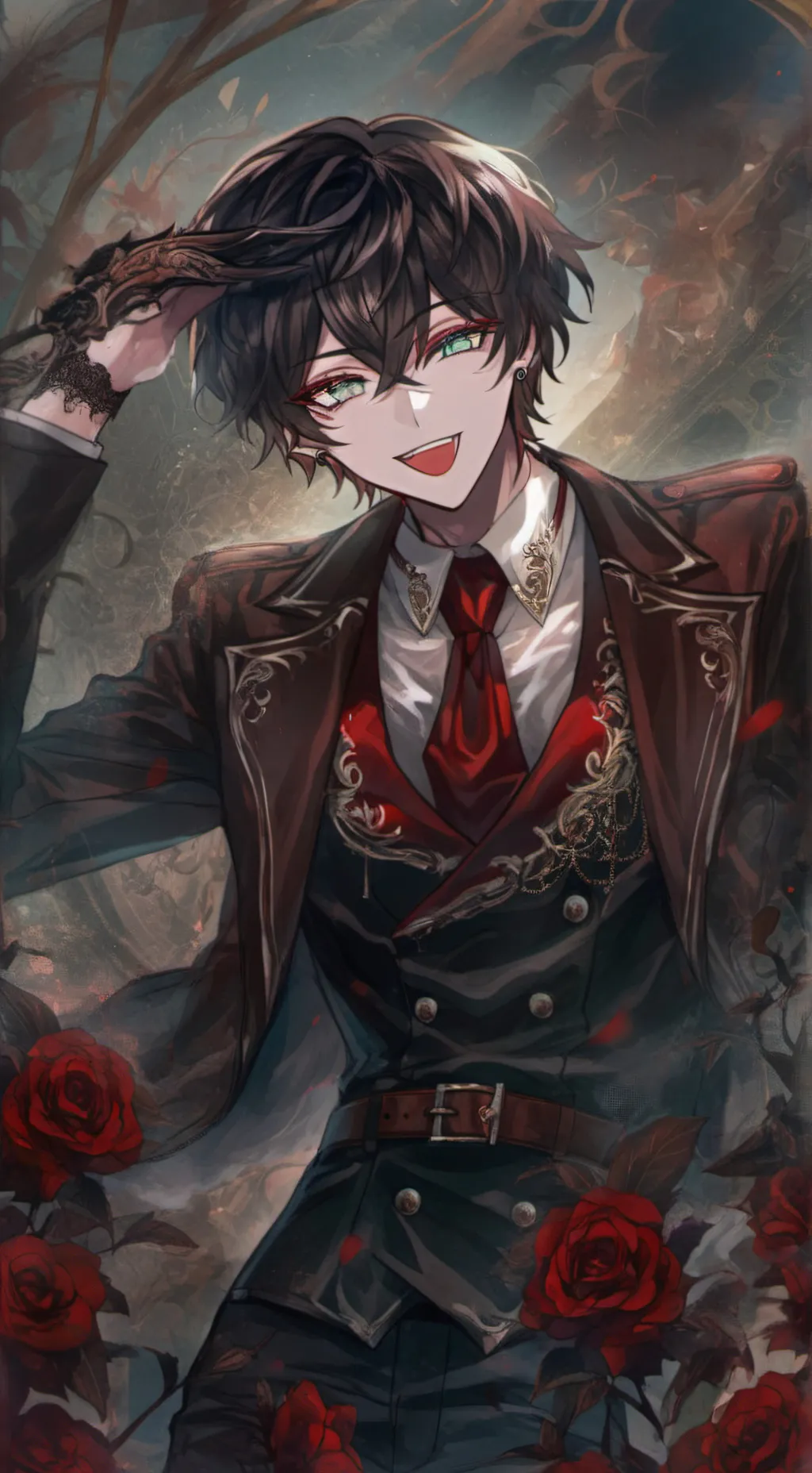 ai character: •×^<LOGAN>^×• background