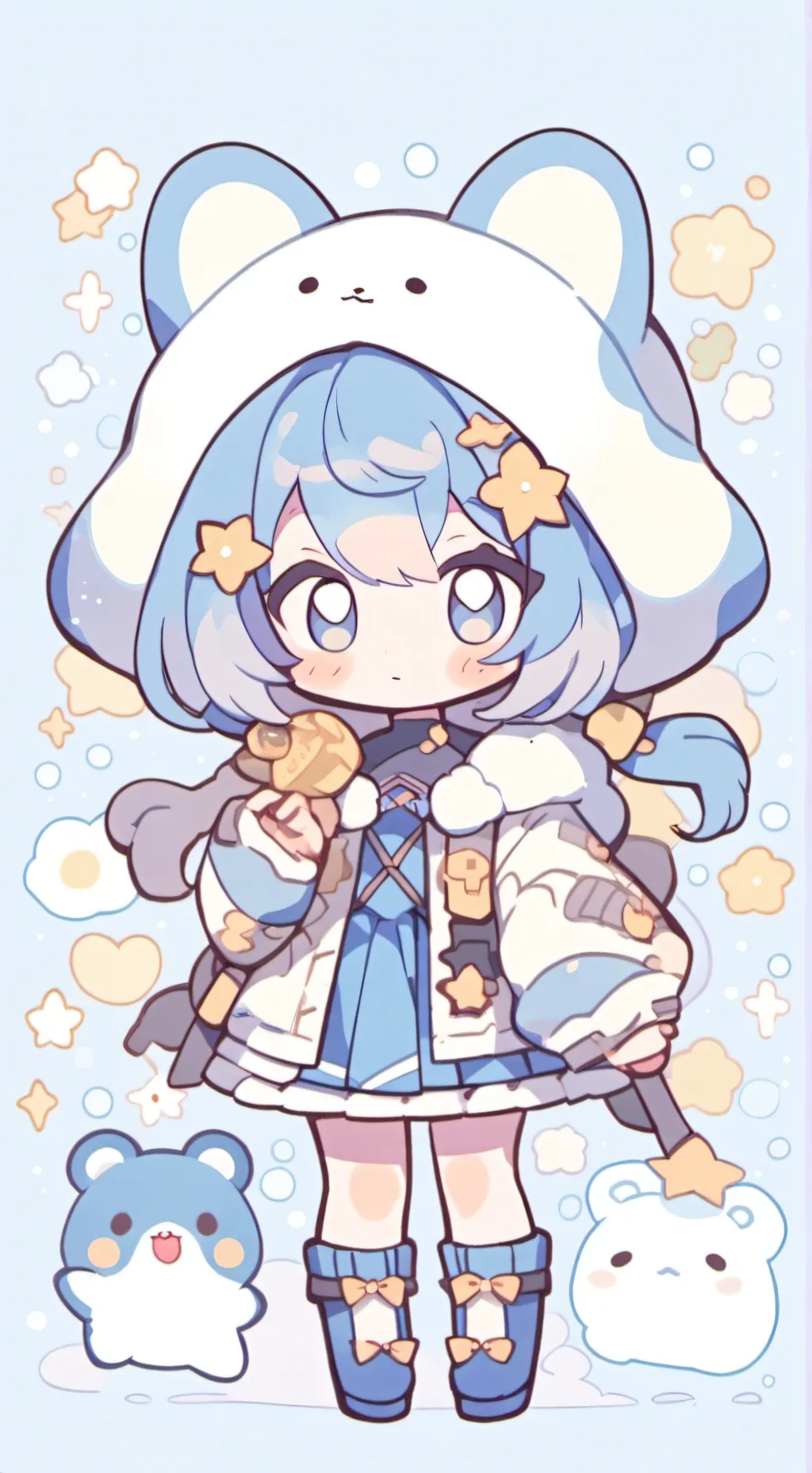 ai character: Mha 🎀🫶⭐️ background