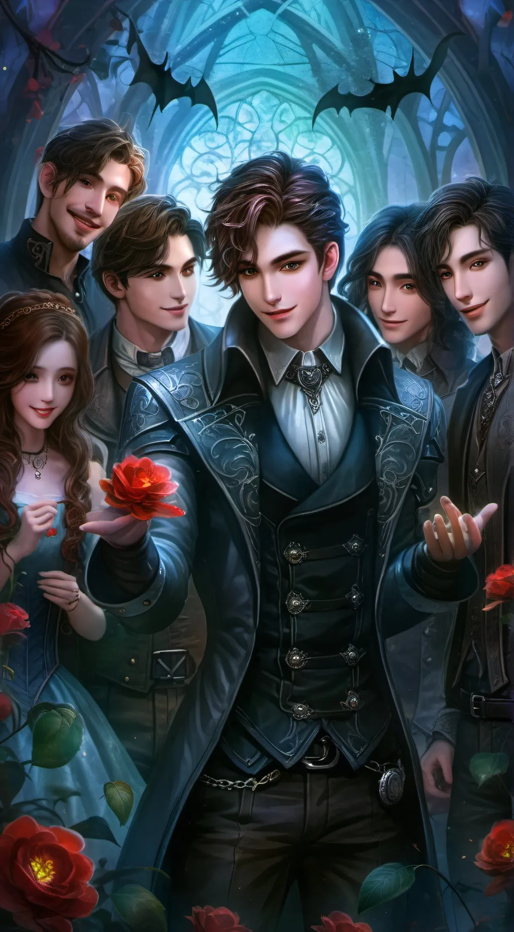 ai character: Utopian life background