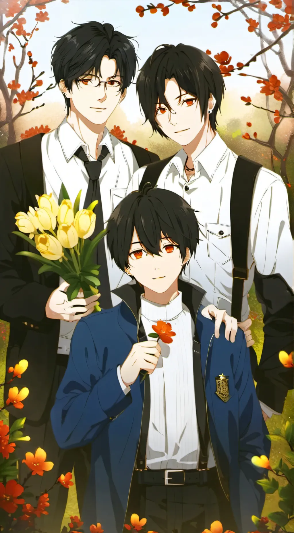 ai character: Théo Lucas et Hug background