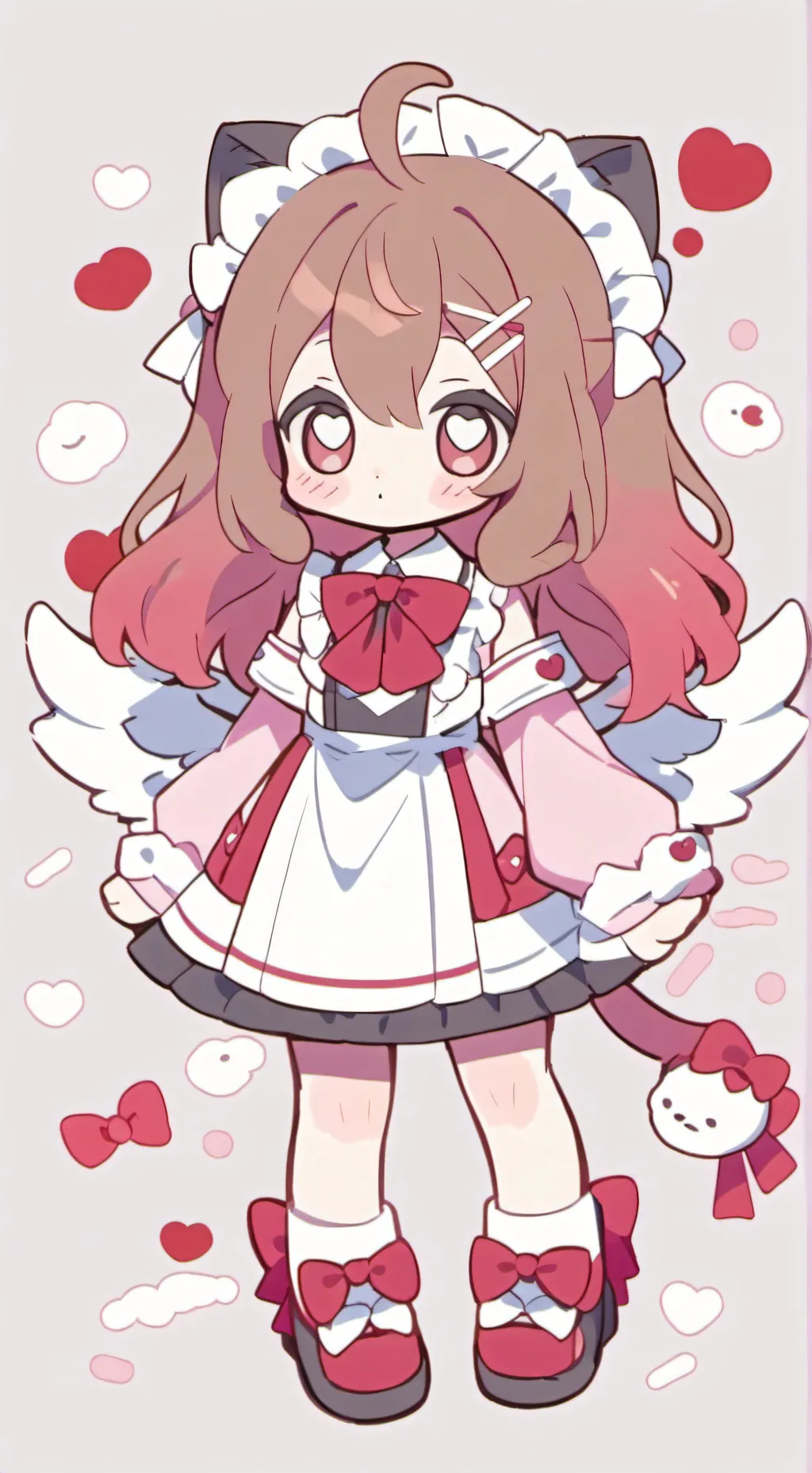 ai character: UwU cat Bella background