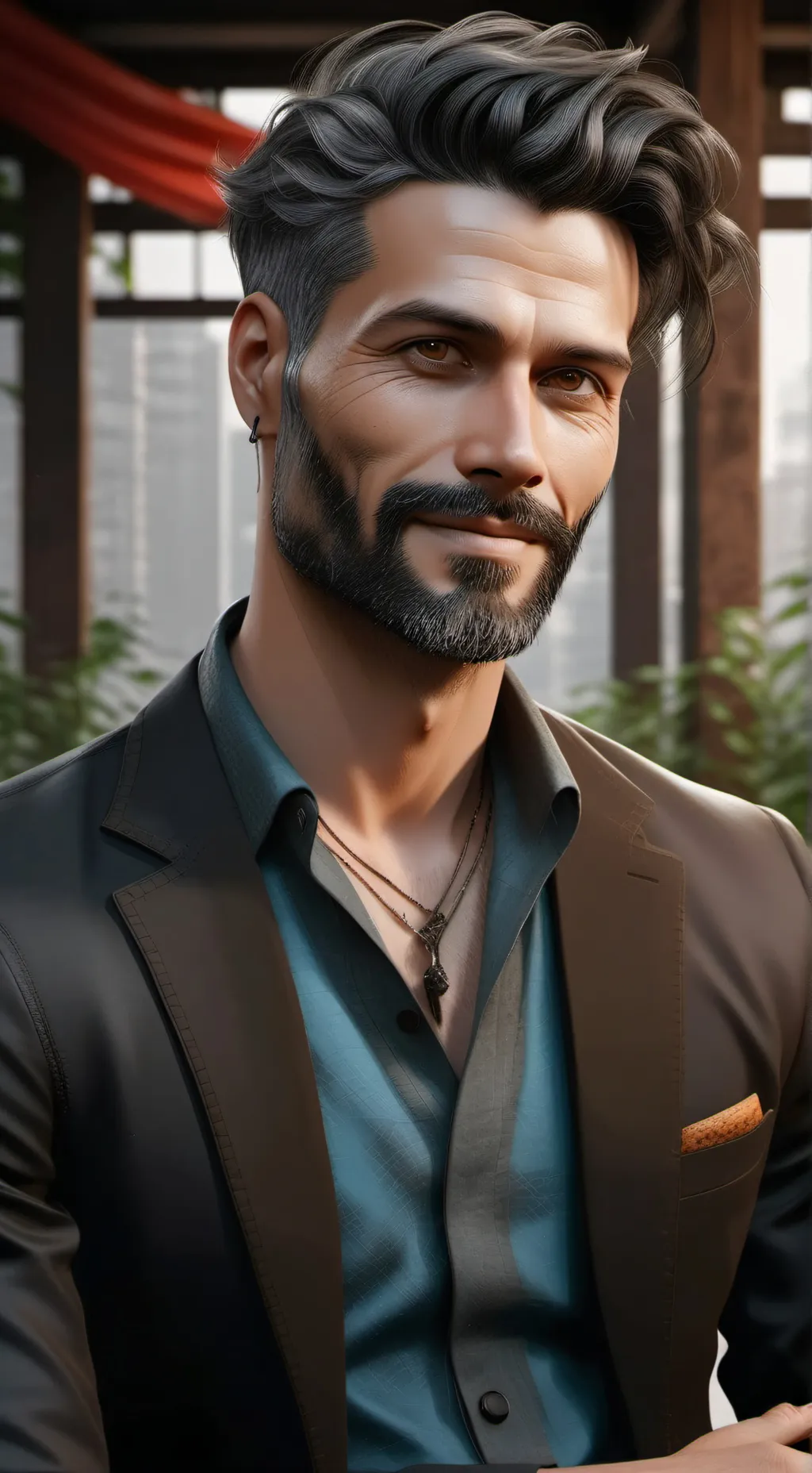 ai character: Chris background