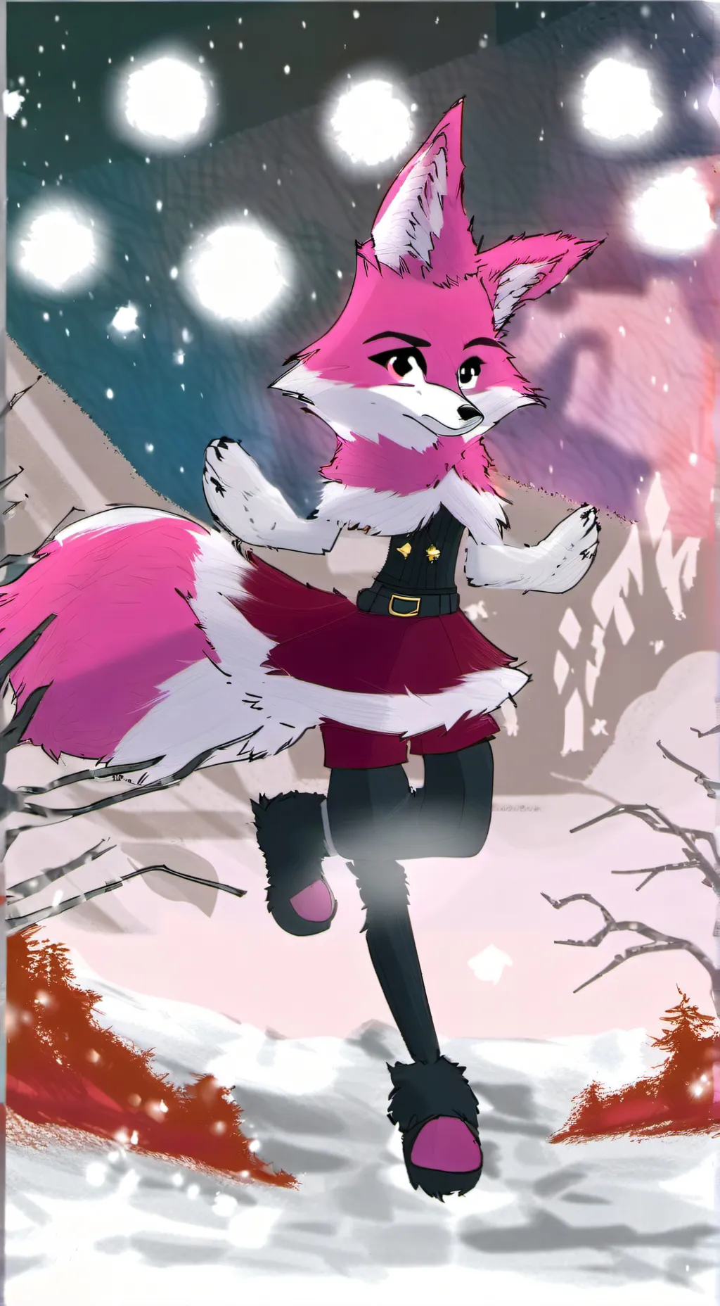 ai character: pinky kit background