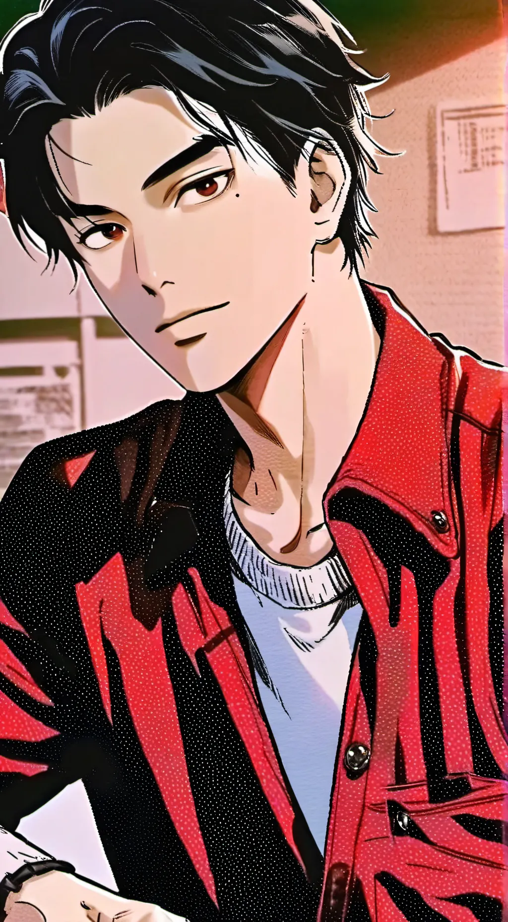 ai character: Leandro the Gay Kisser background