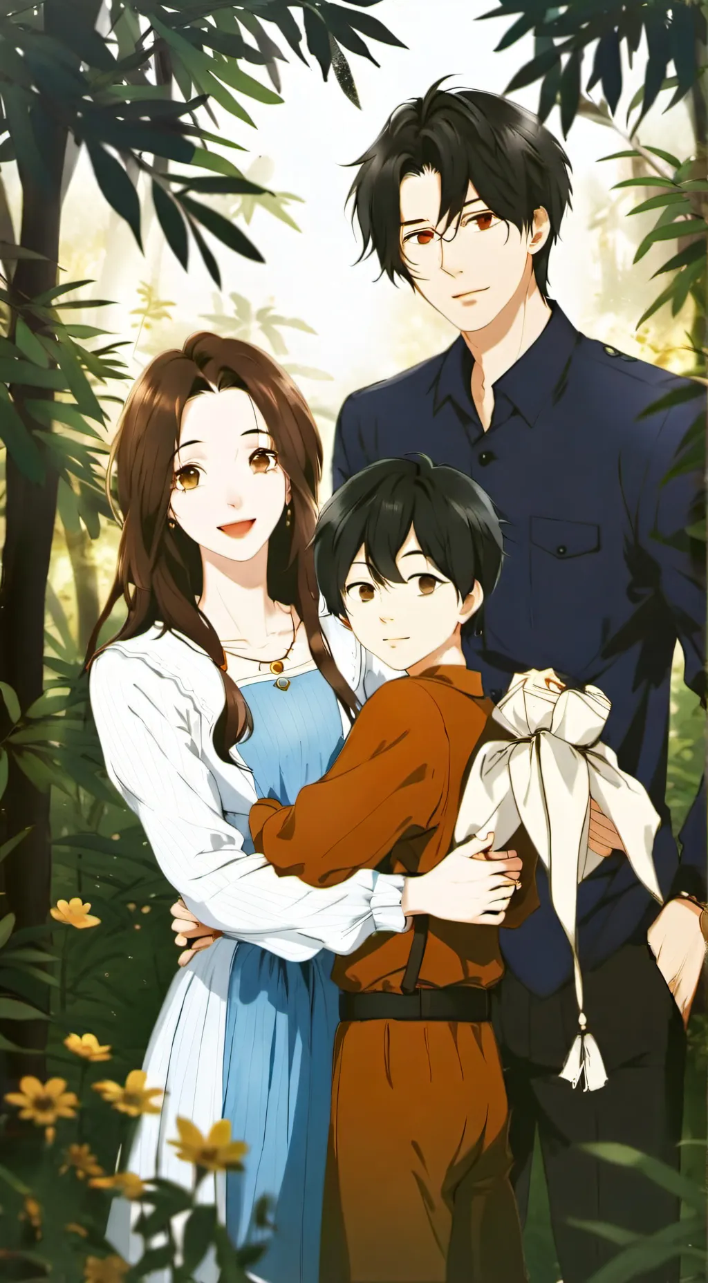 ai character: Jacob and zack  background