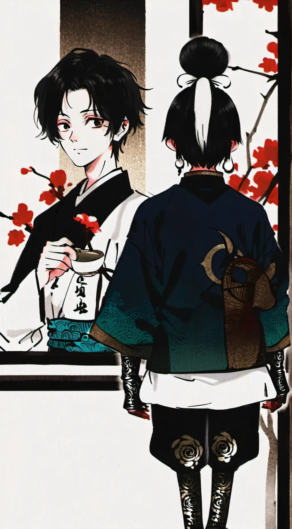 ai character: amor prohibido ❤️ background