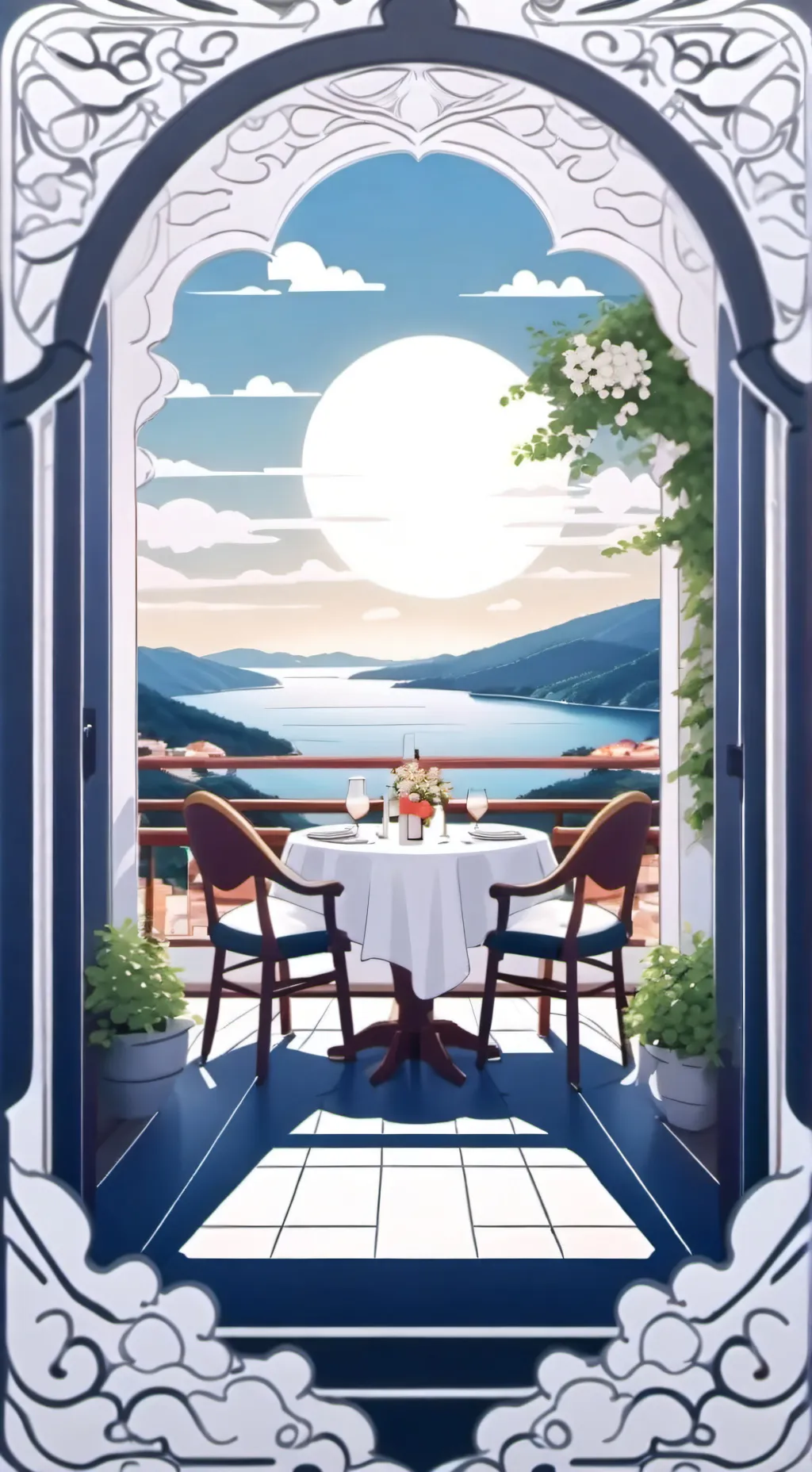 ai character: Dos caminos background