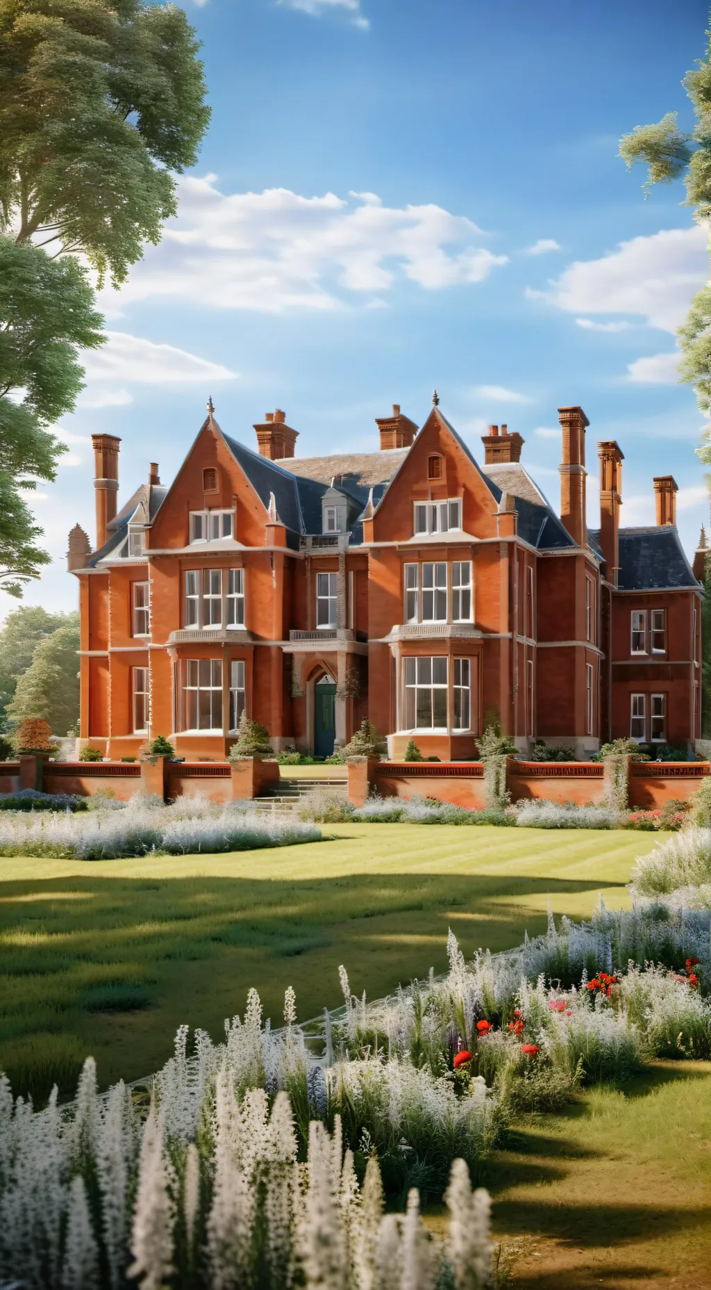 ai character: British secondary background