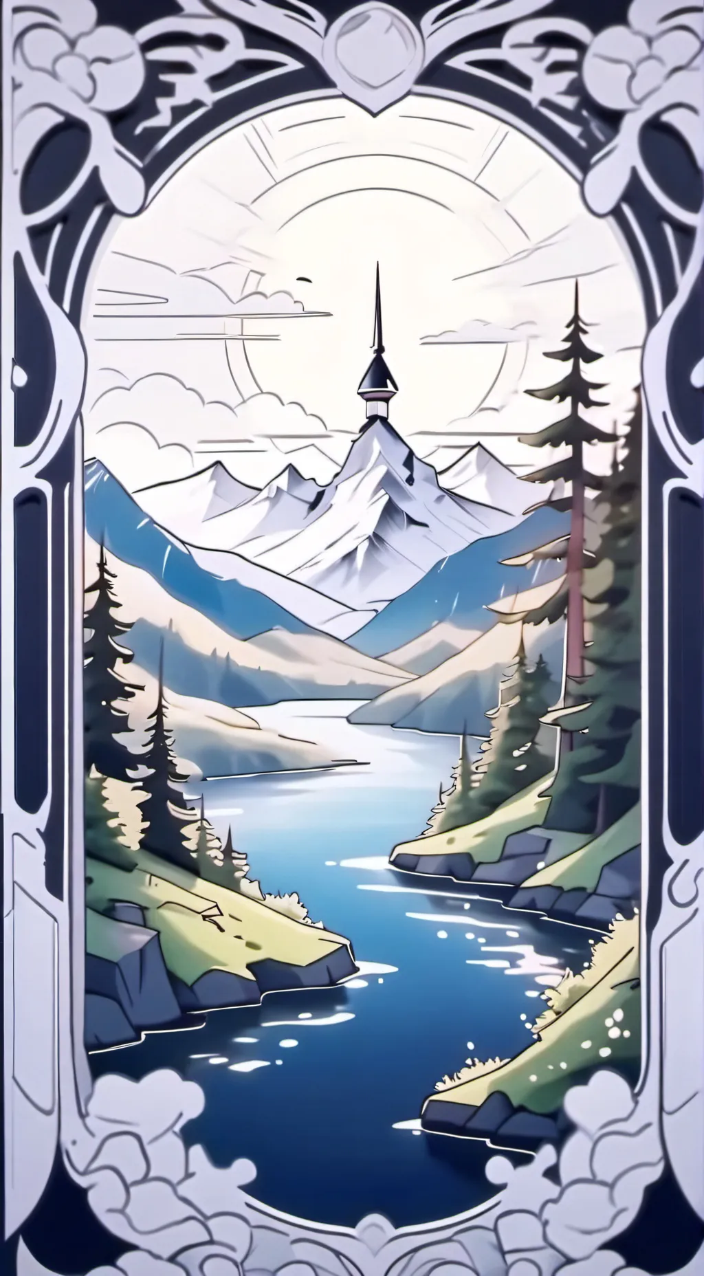 ai character: Demon slayer  background