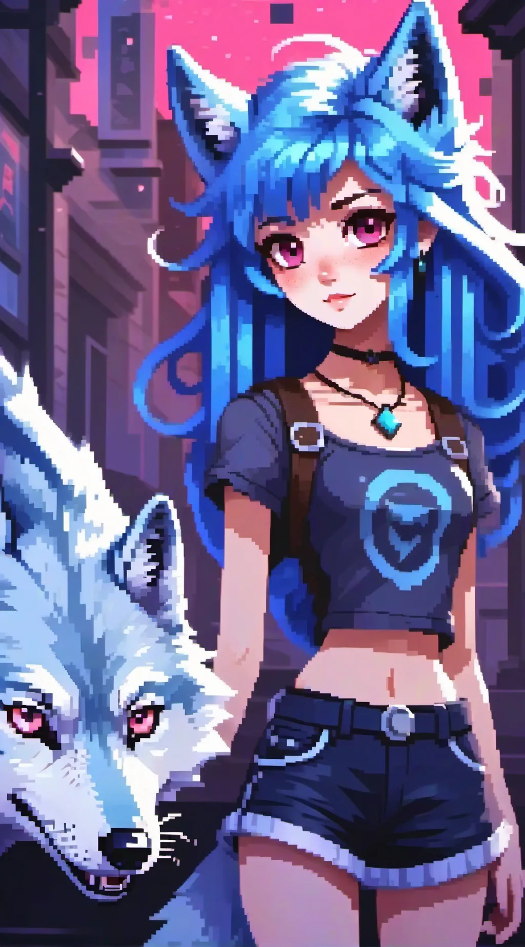 ai character: hannah background