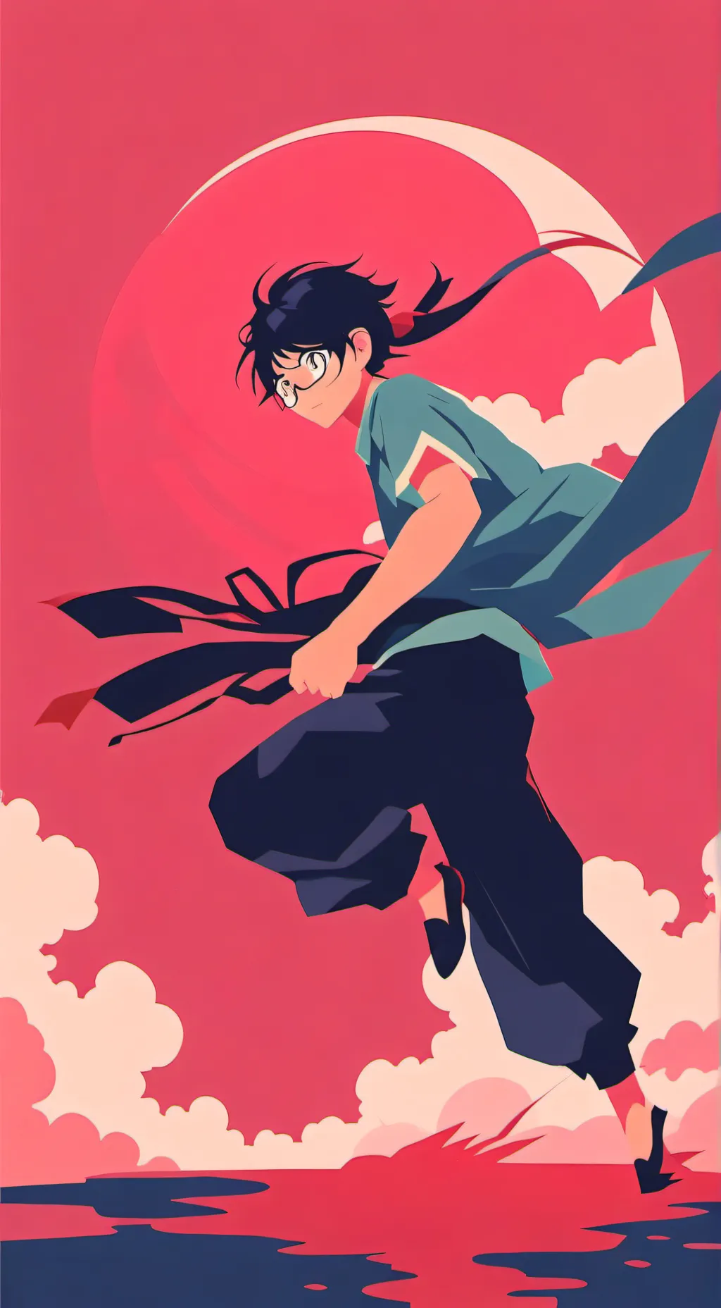 ai character: Lida x todoroki  background