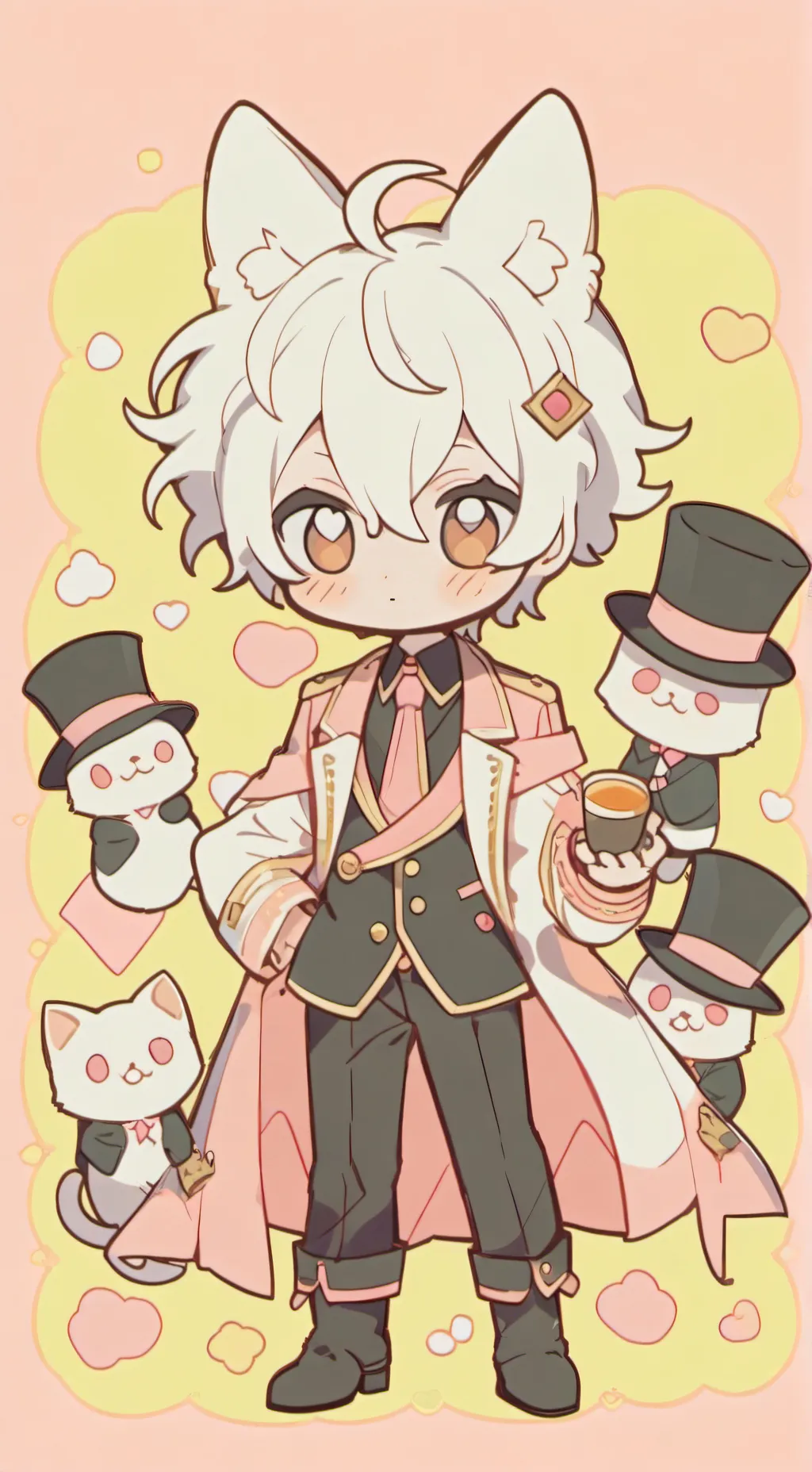 ai character: 🖤❤Huskerdust!!🩷🤍 background