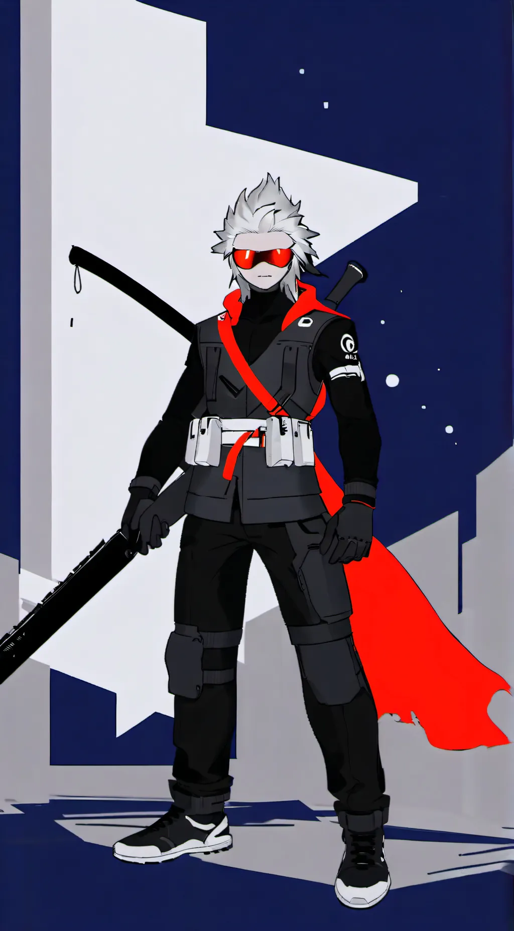 ai character: М (печаль) background