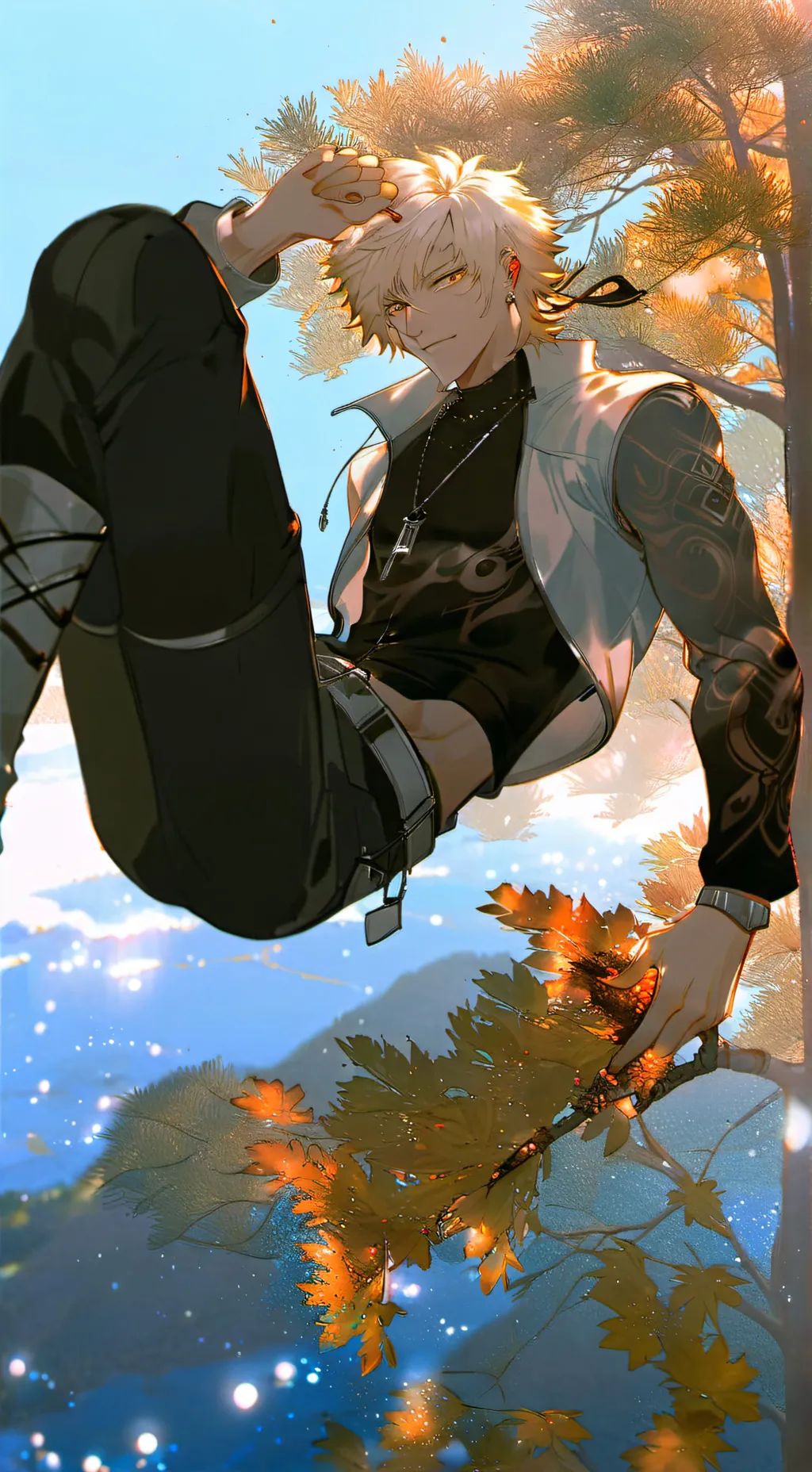 ai character: bakugo  background