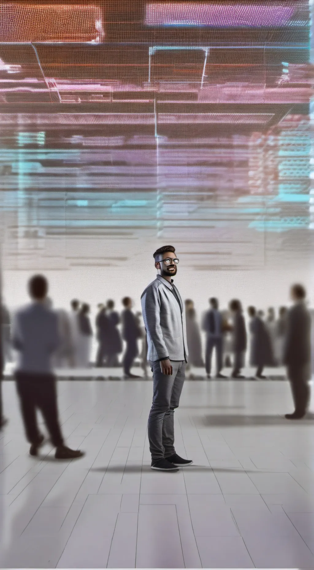 ai character: Sans' Diagnostic D background