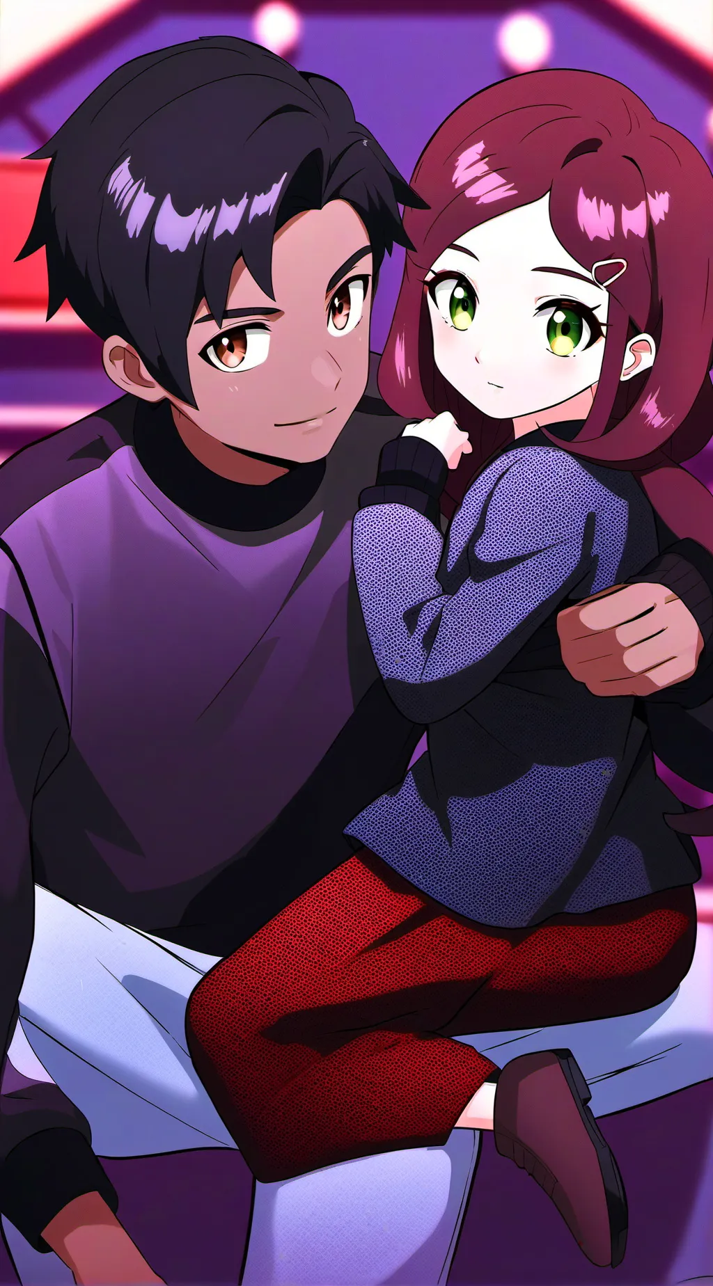 ai character: Lily and Jane background