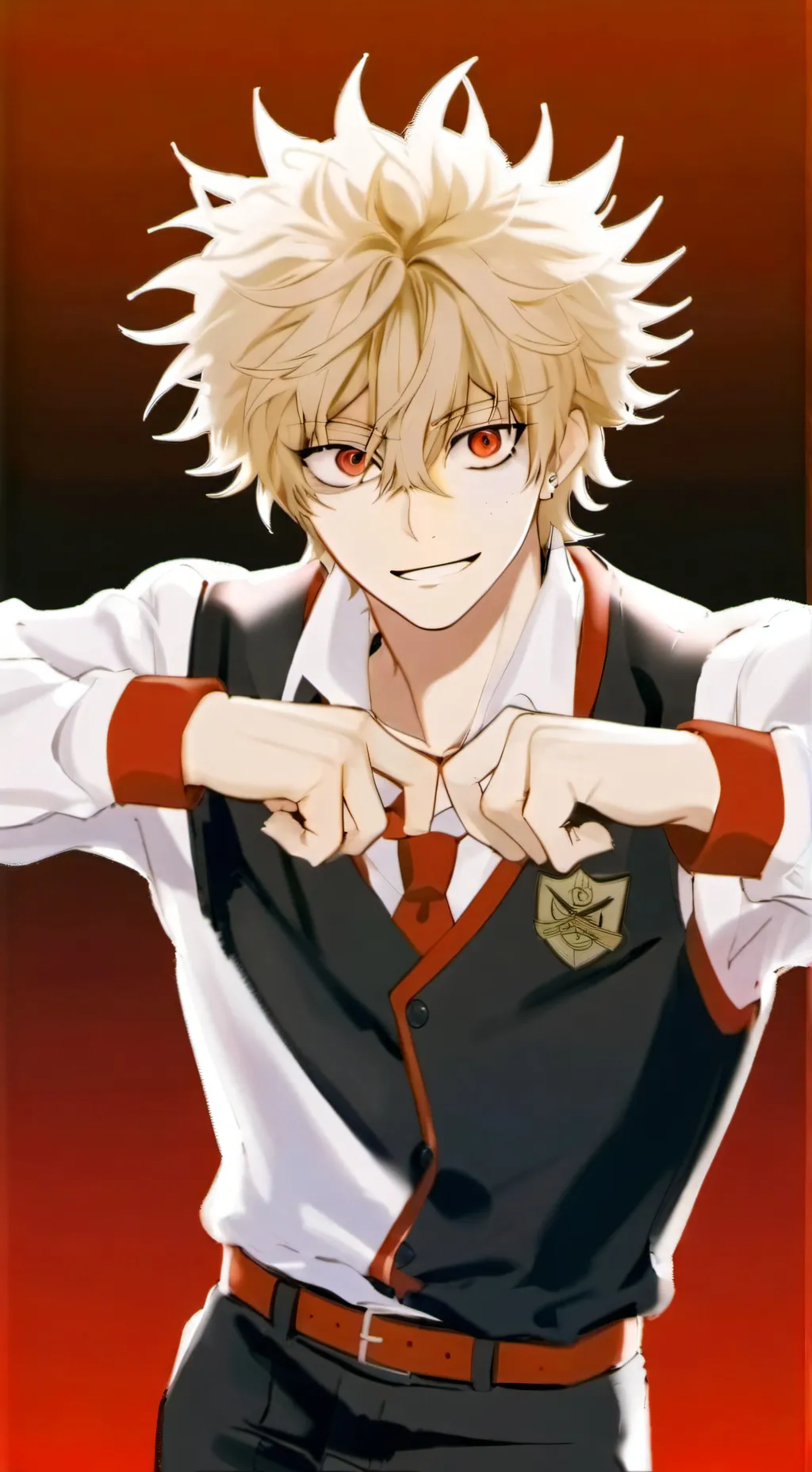 ai character: mha bakugos sister background