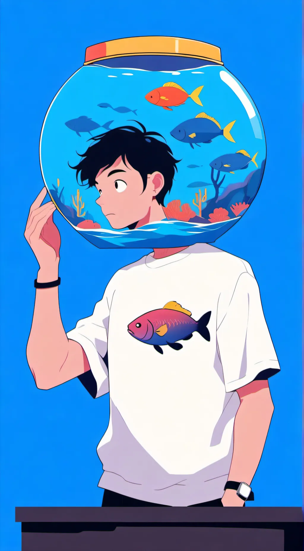 ai character: FXNN  background