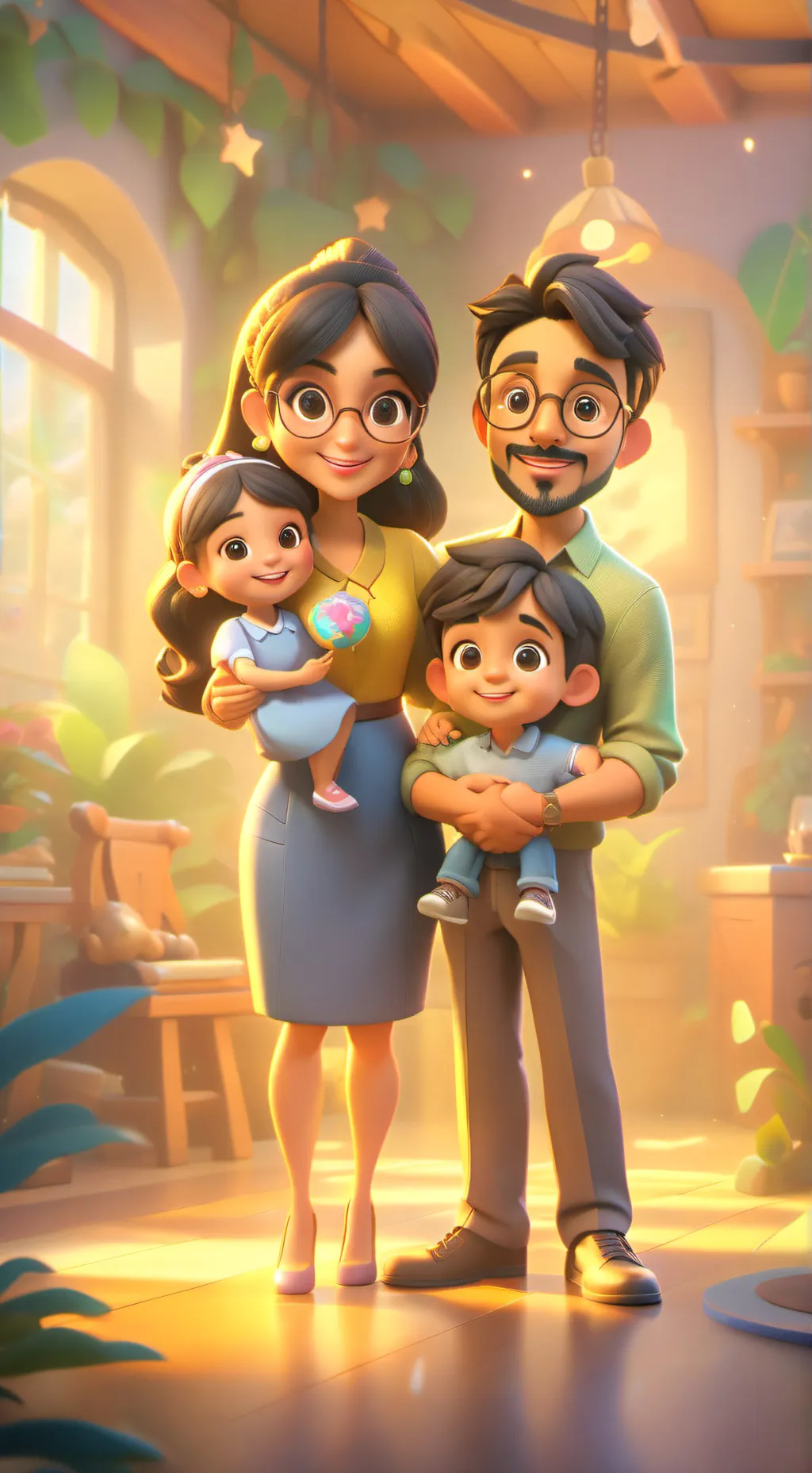 ai character: angry parents background