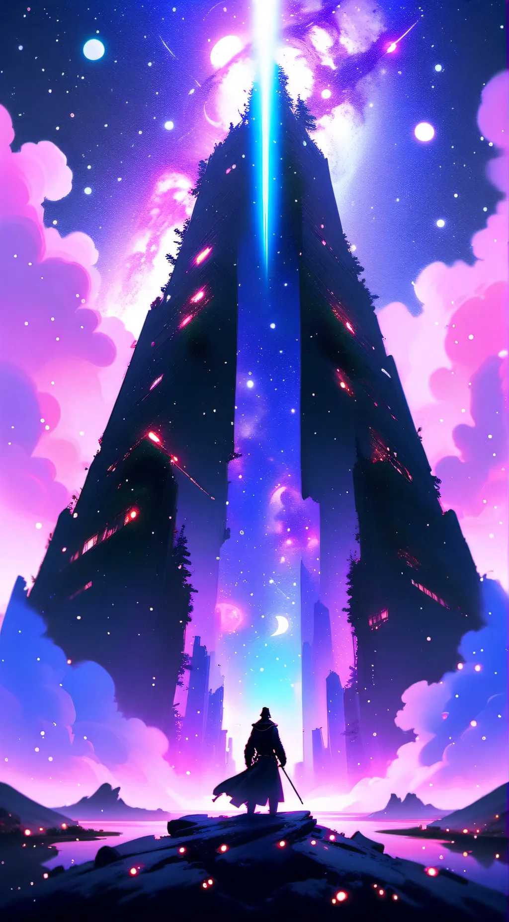 ai character: doing background