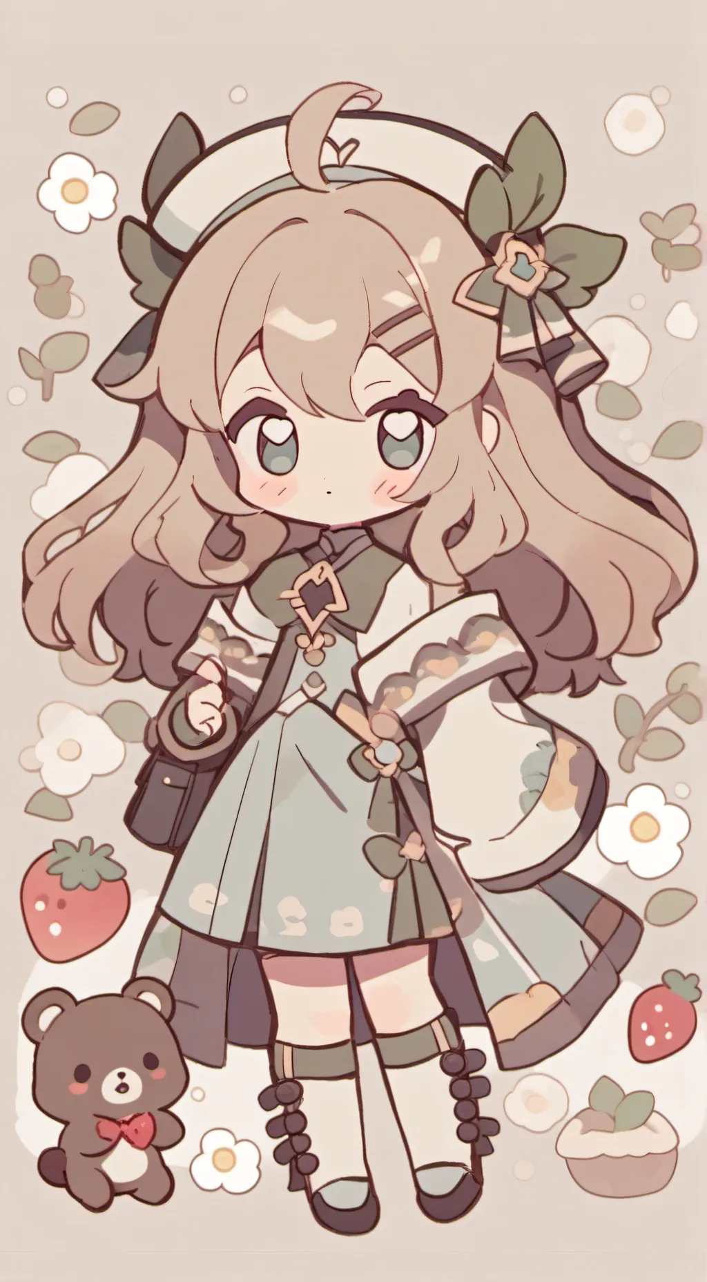 ai character: SPROUT SEEDLY background