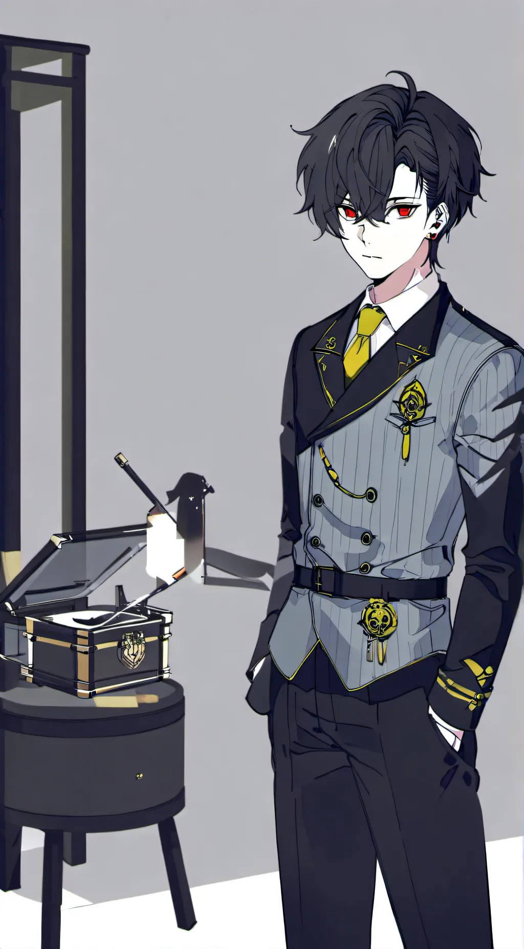 ai character: Hugo's asylum  background