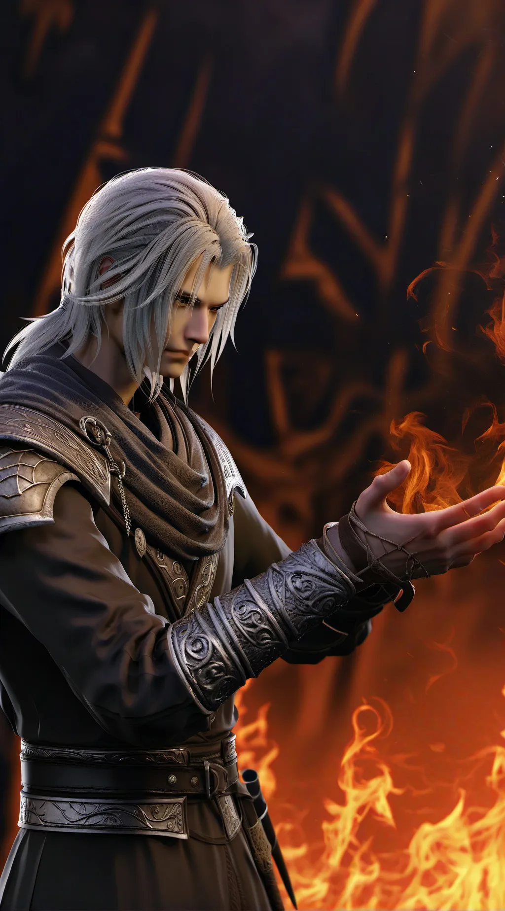 ai character: caca background