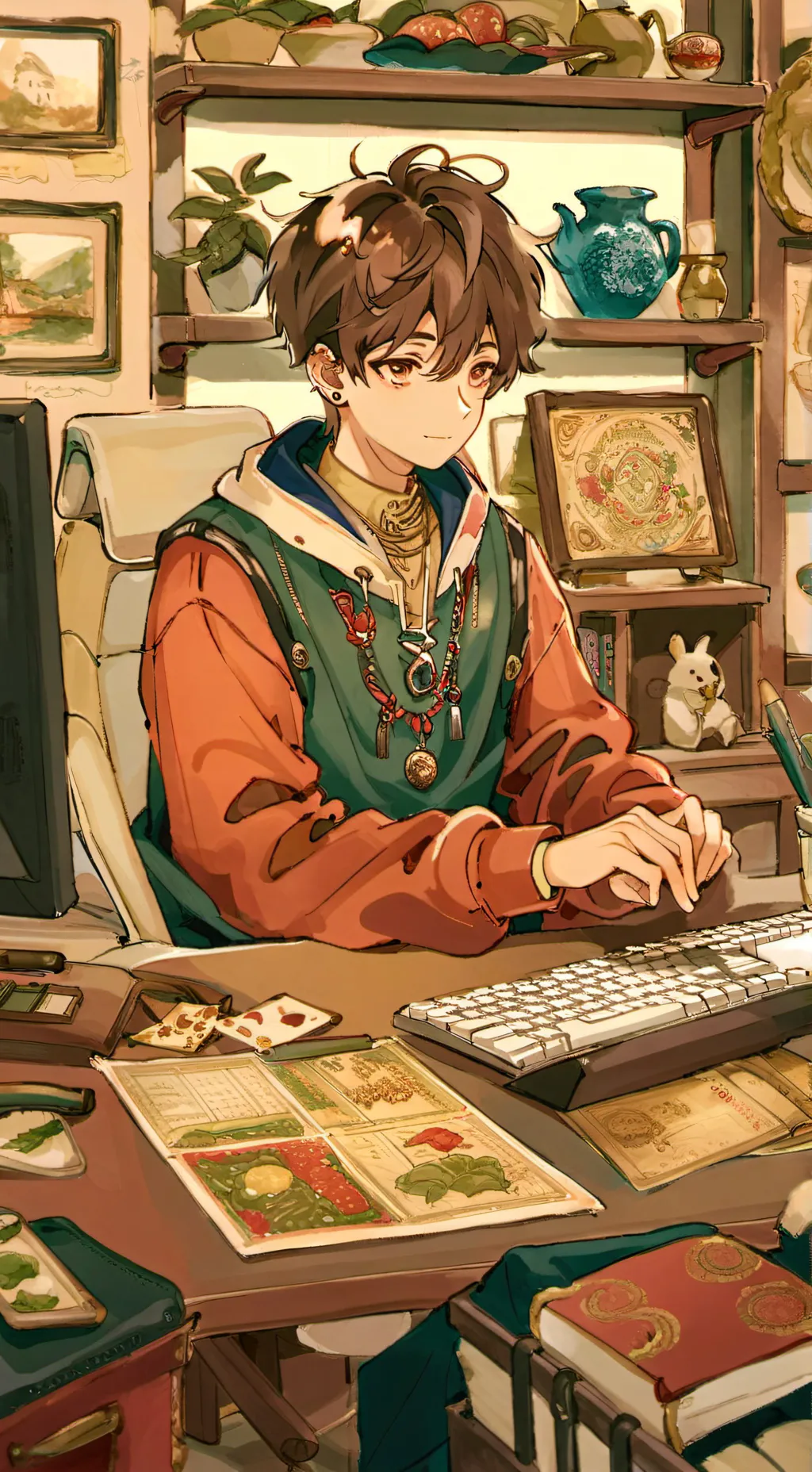 ai character: Your Twitch Chat background