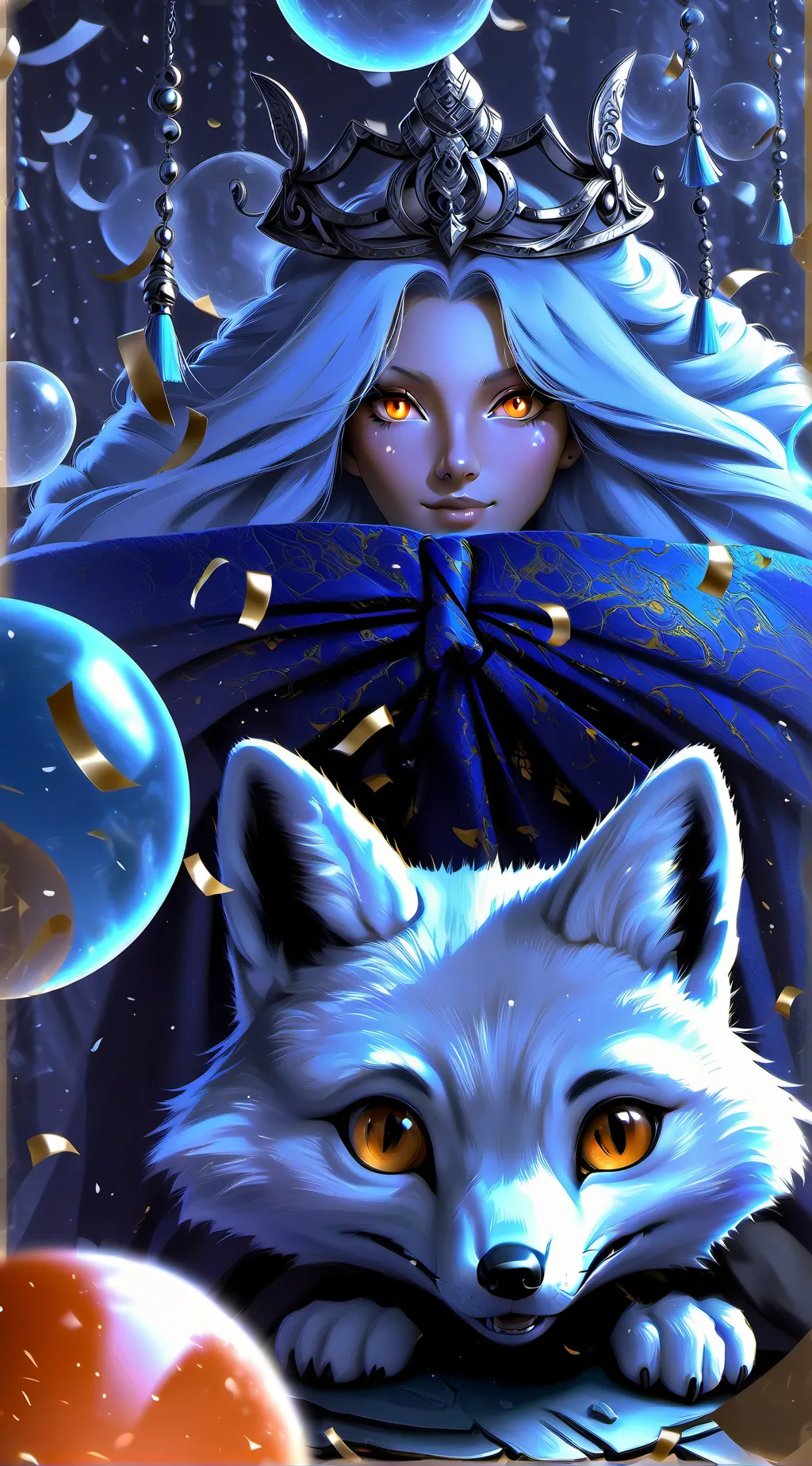 ai character: Pixel background