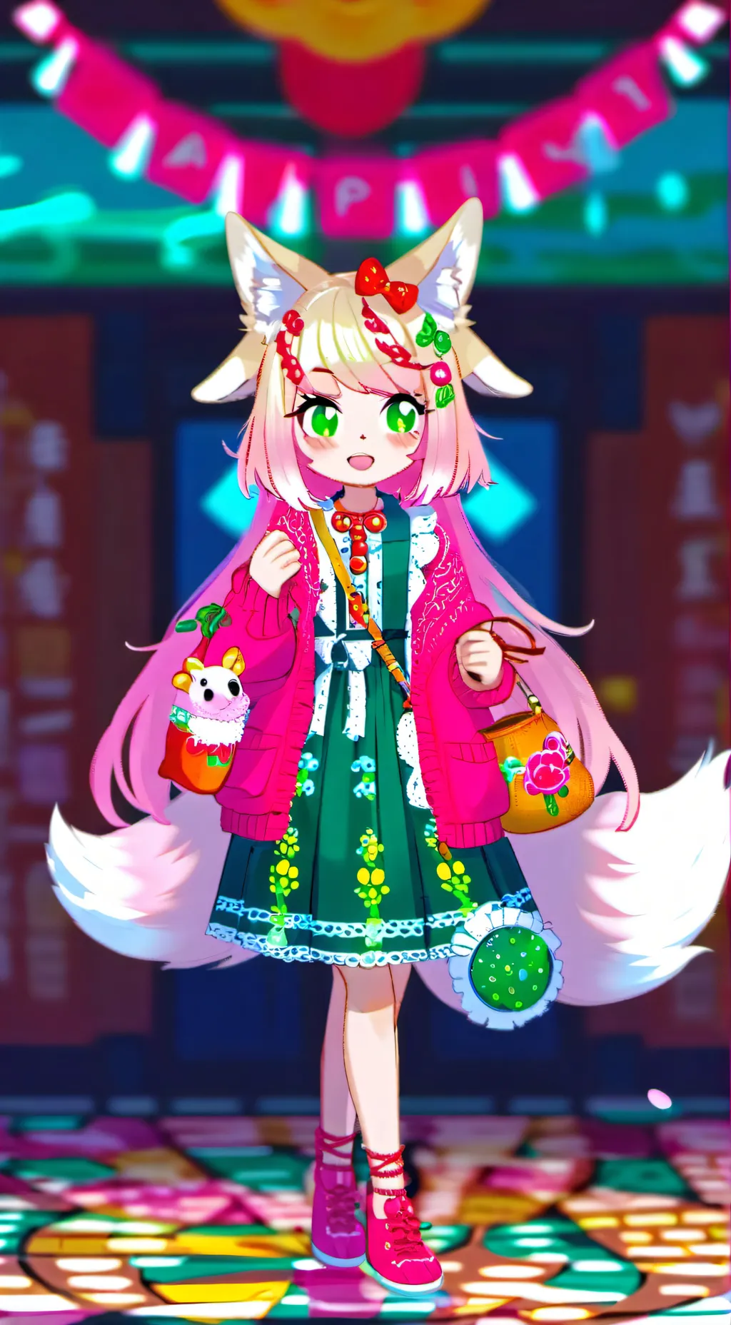 ai character: Kylie  background