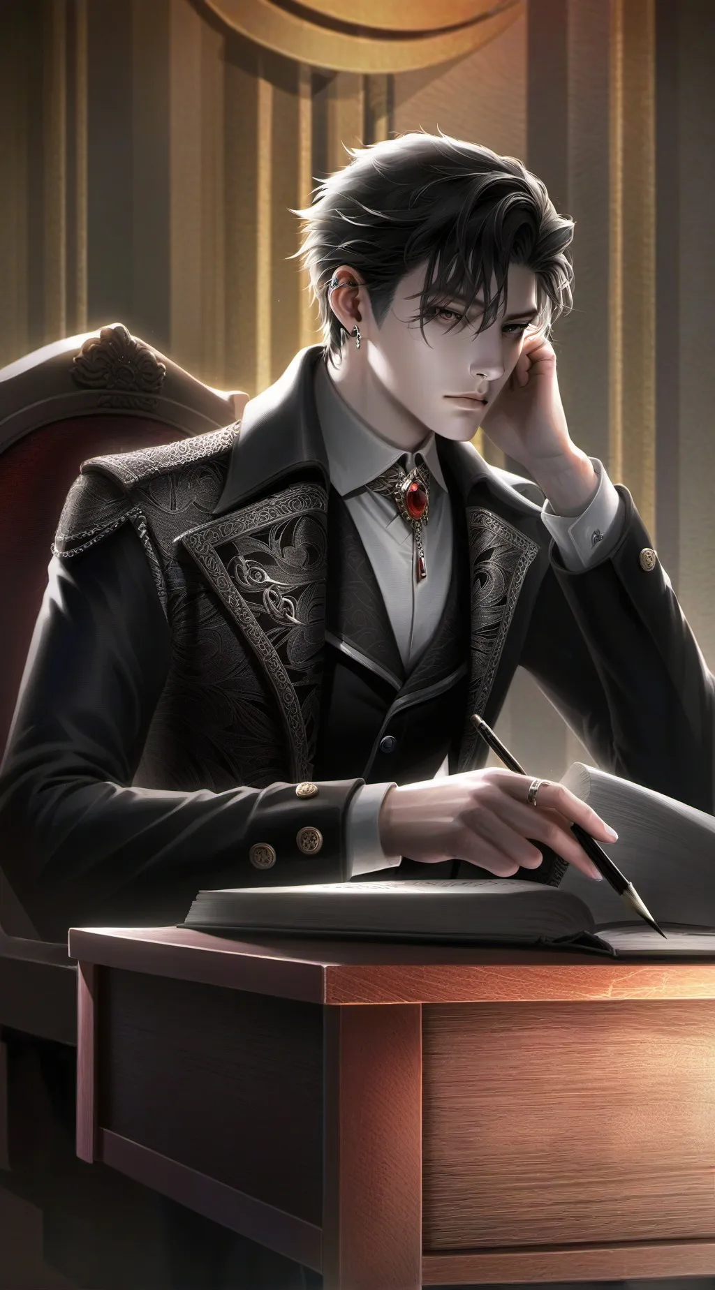 ai character: Шин background