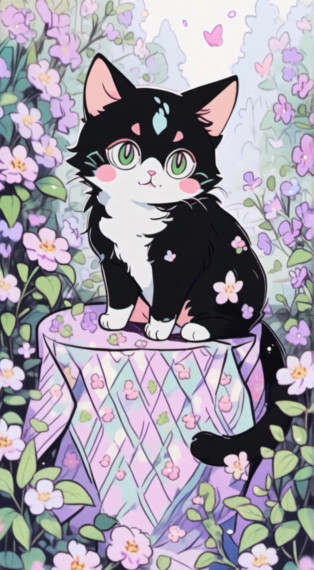 ai character: Dreamy background